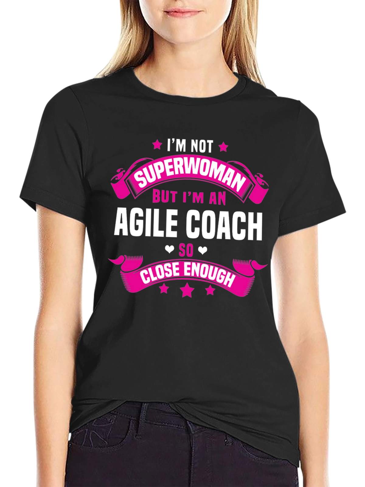 Agile Coach Superwoman Funny T-Shirt