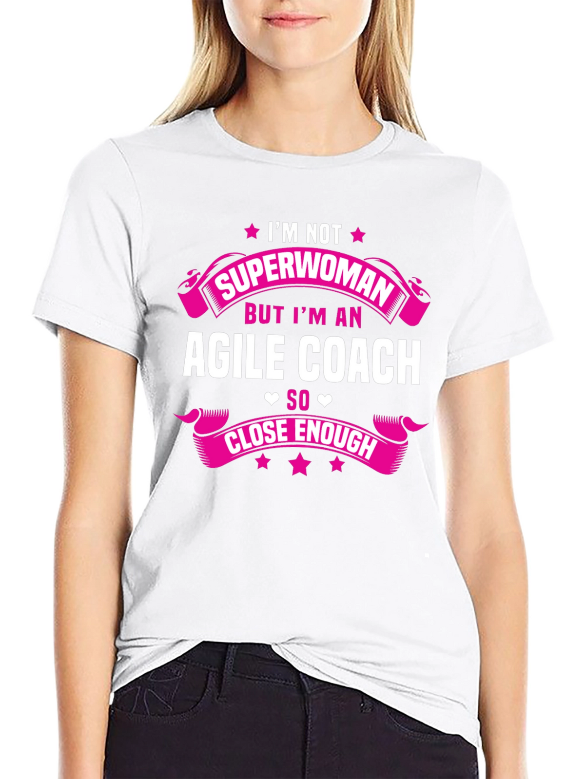 Agile Coach Superwoman Funny T-Shirt