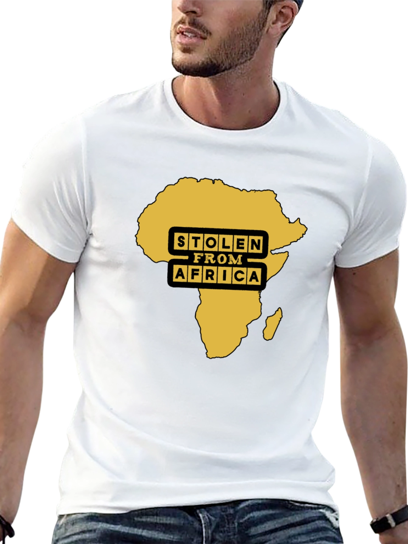 Stolen From Africa Graphic Tee - Black