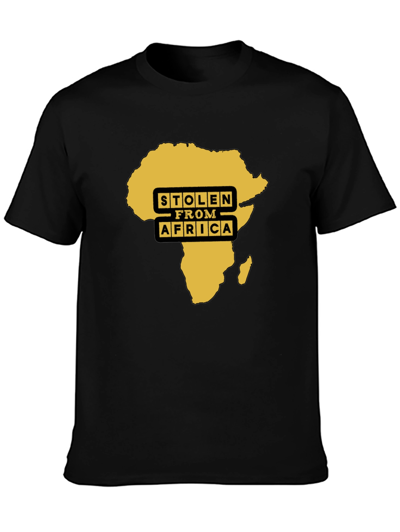 Stolen From Africa Graphic Tee - Black