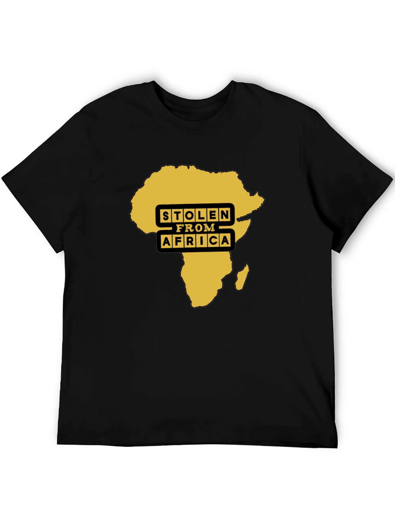 Stolen From Africa Graphic Tee - Black
