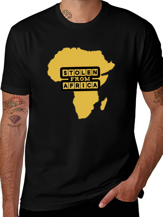 Stolen From Africa Graphic Tee - Black