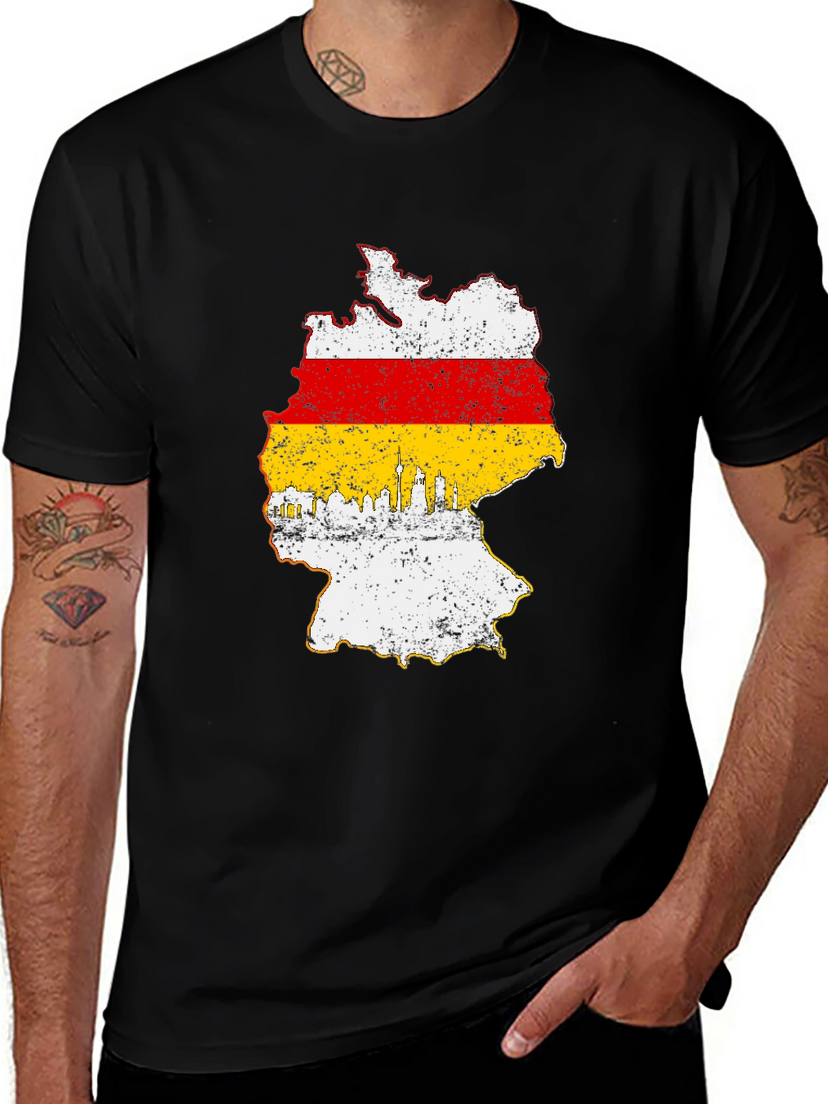 Germany Map T-Shirt - German Pride