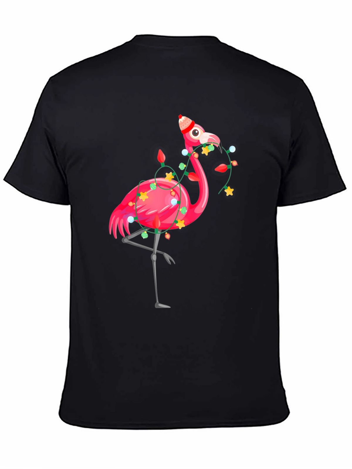 Festive Flamingo T-Shirt - Holiday Edition
