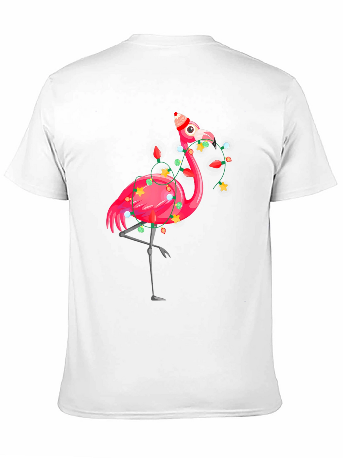 Festive Flamingo T-Shirt - Holiday Edition