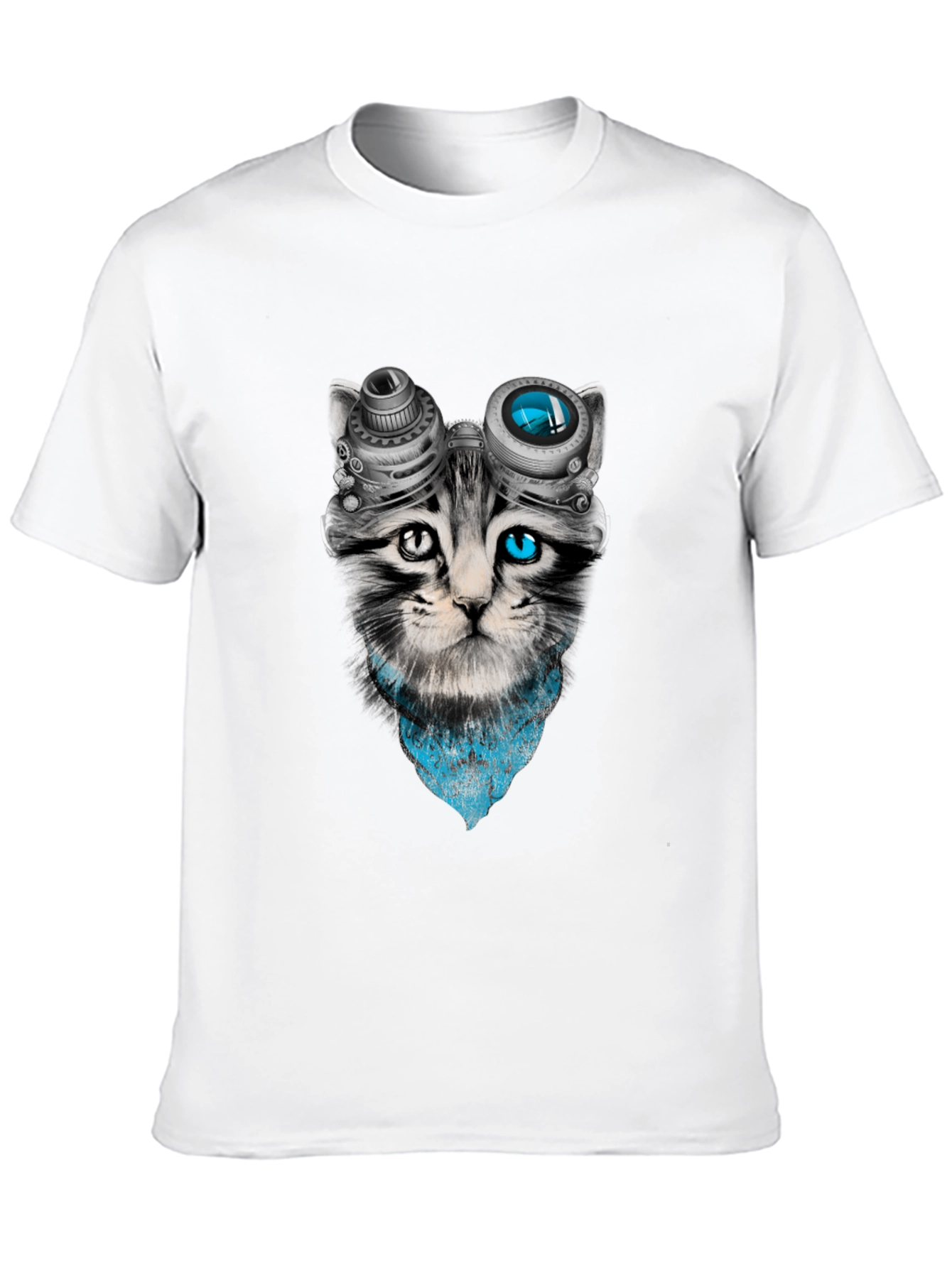 Steampunk Cat Graphic Tee