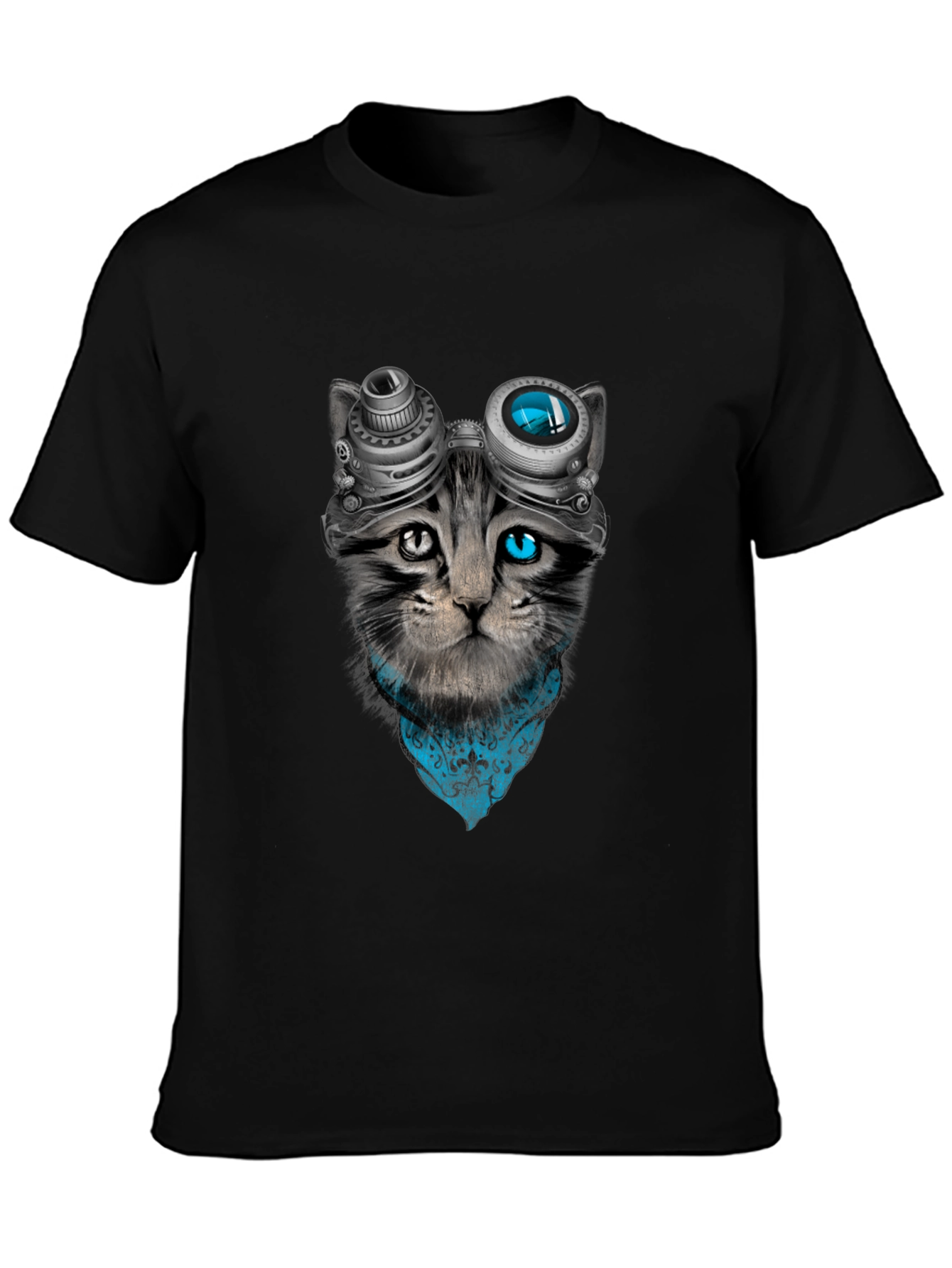 Steampunk Cat Graphic Tee