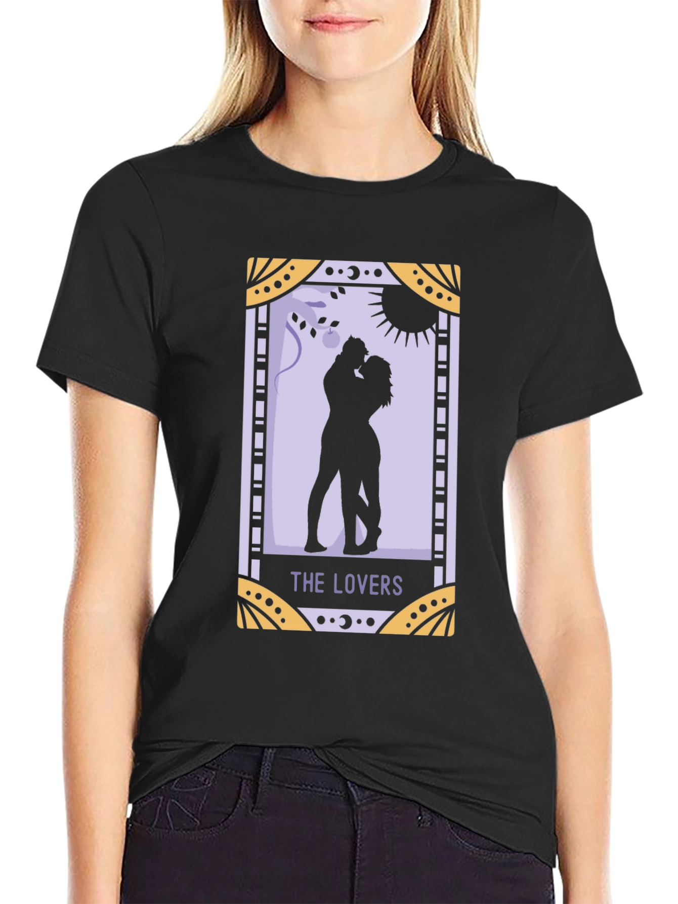 The Lovers Tarot Card Graphic T-Shirt