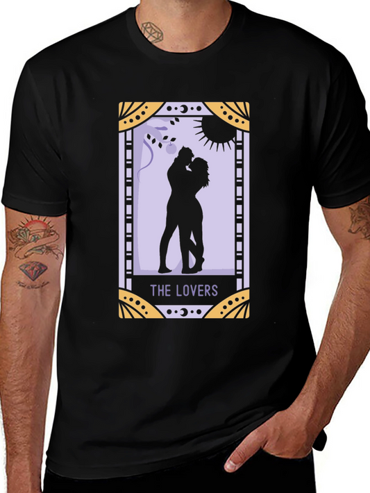 The Lovers Tarot Card Graphic T-Shirt