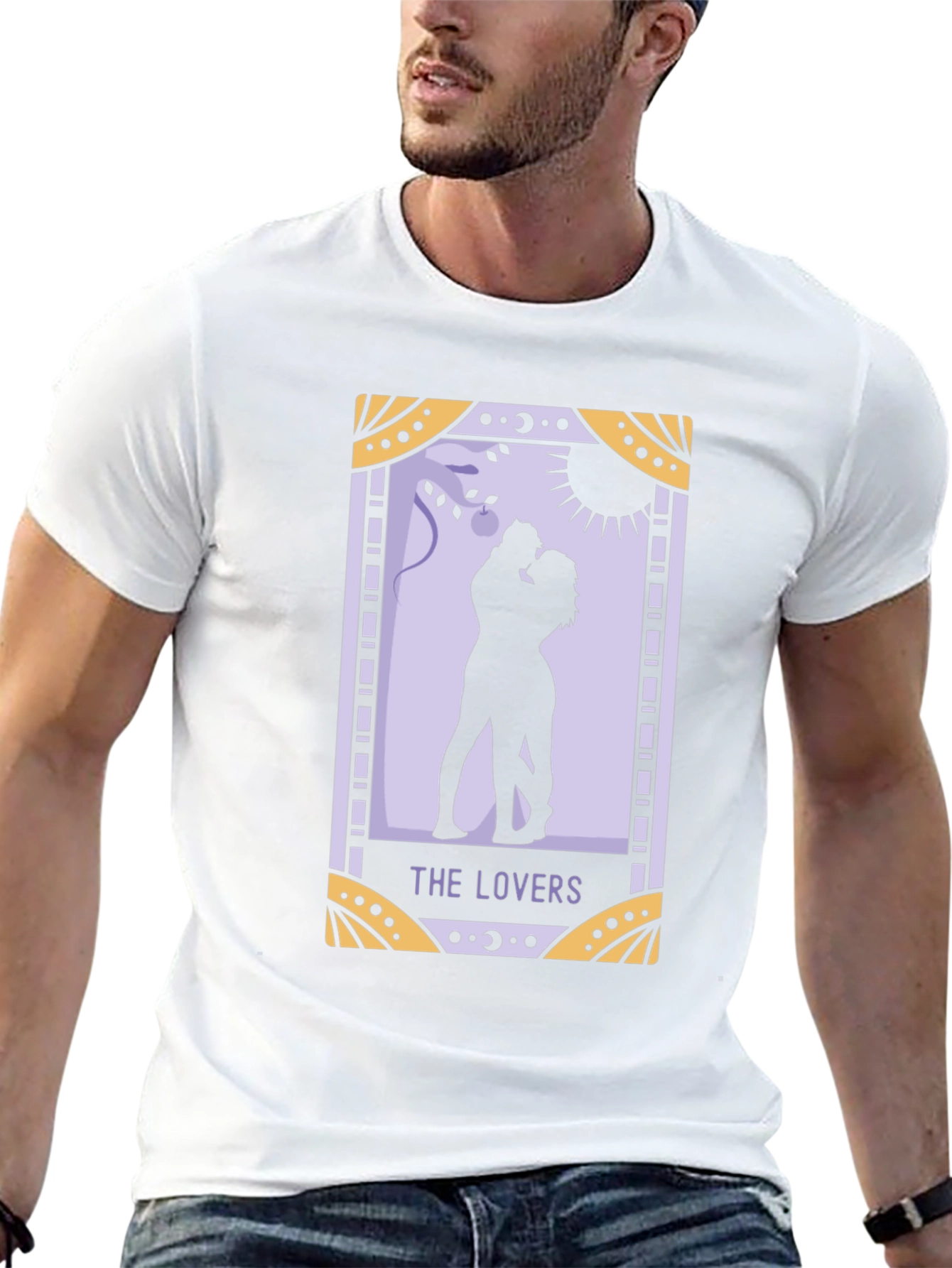 The Lovers Tarot Card Graphic T-Shirt