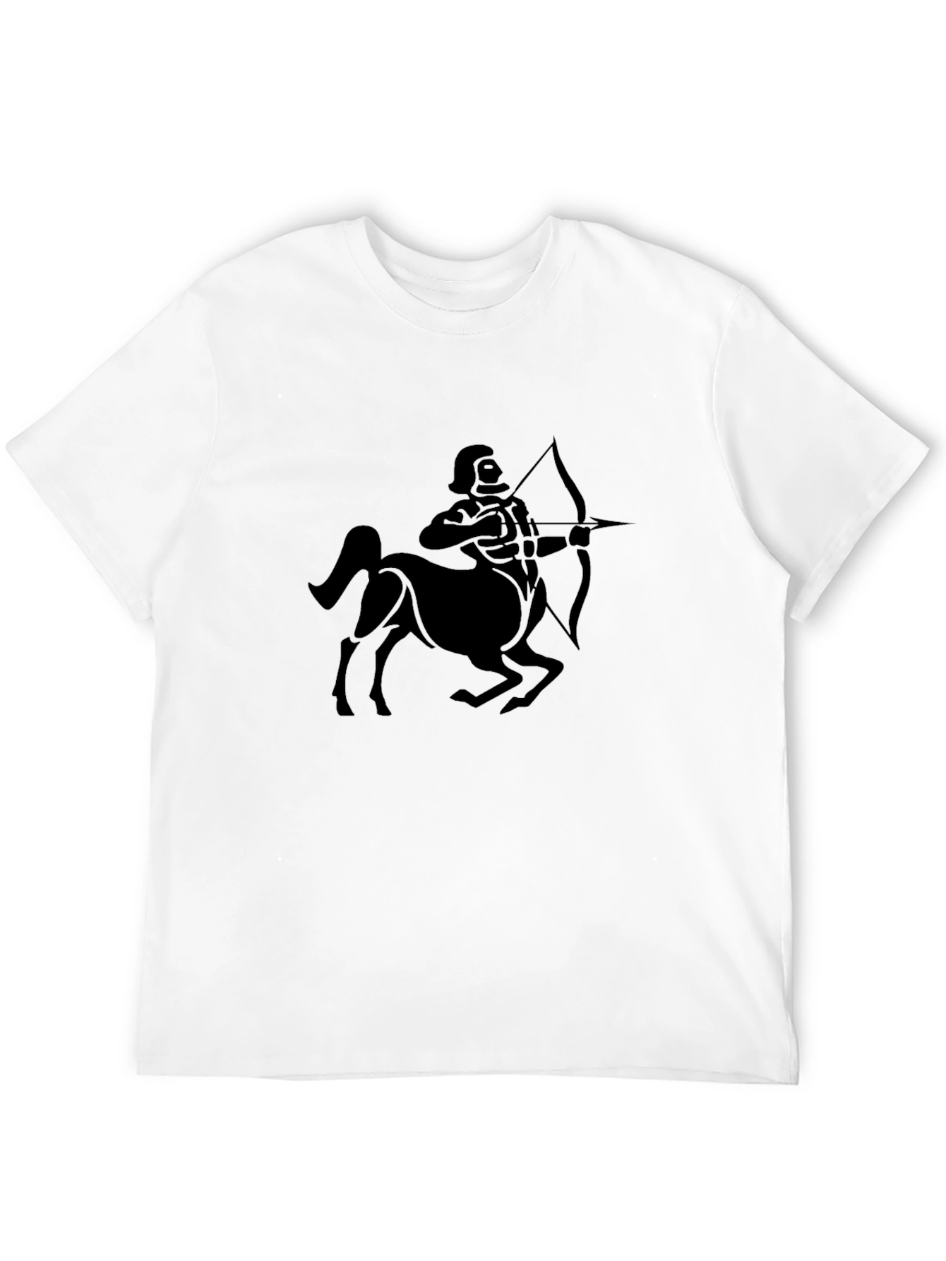 Sagittarius Centaur Graphic Tee - Black