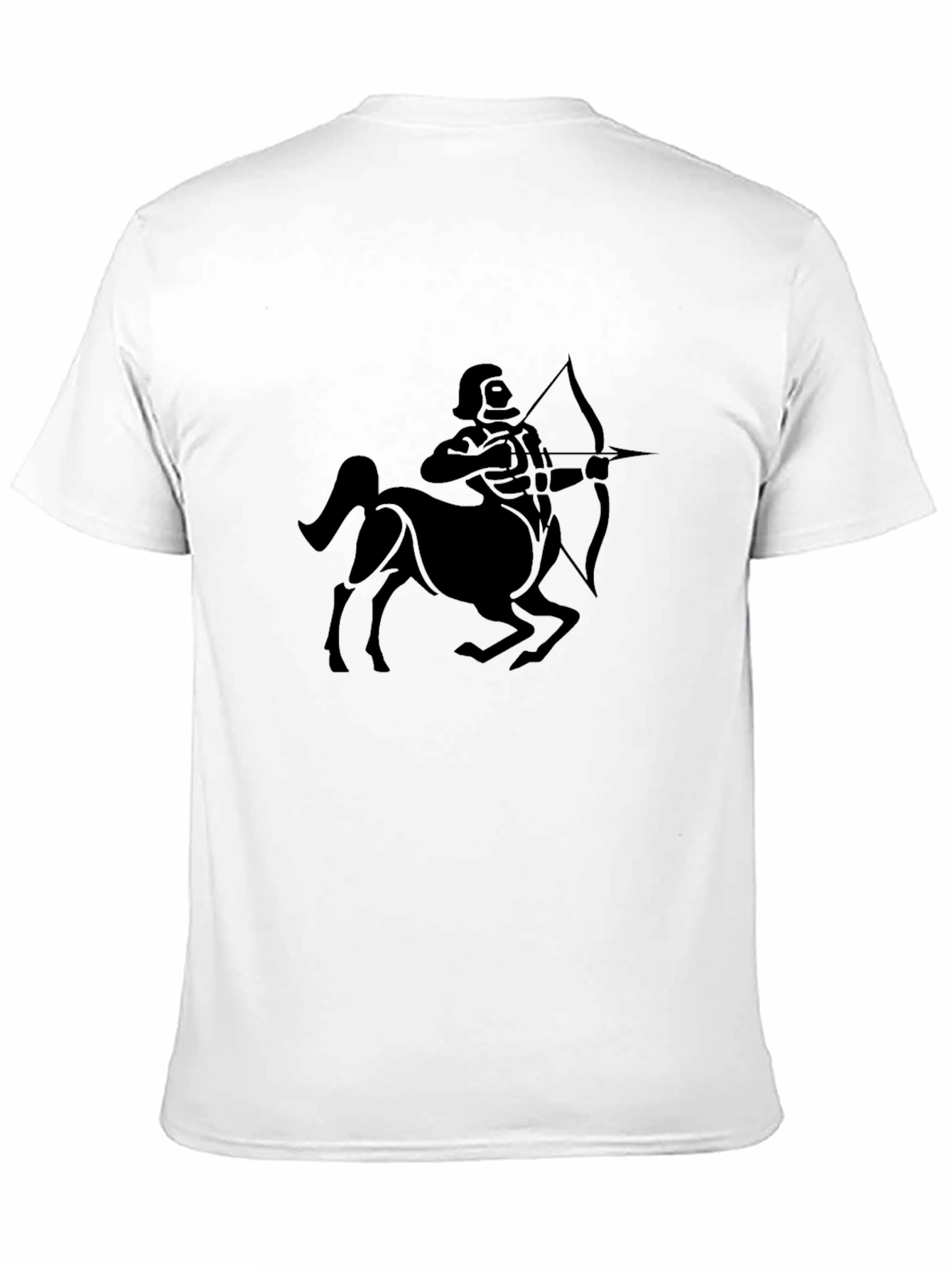 Sagittarius Centaur Graphic Tee - Black
