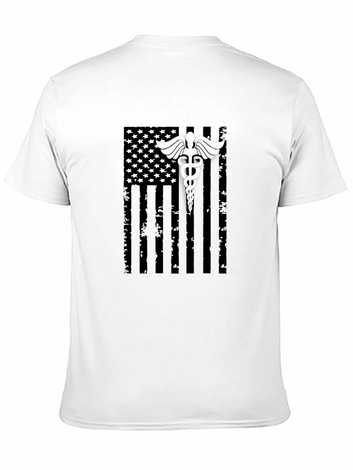 Medical American Flag Graphic T-Shirt