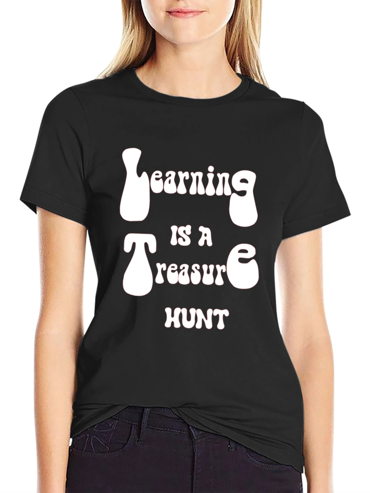 Learning is a Treasure Hunt Graphic Tee