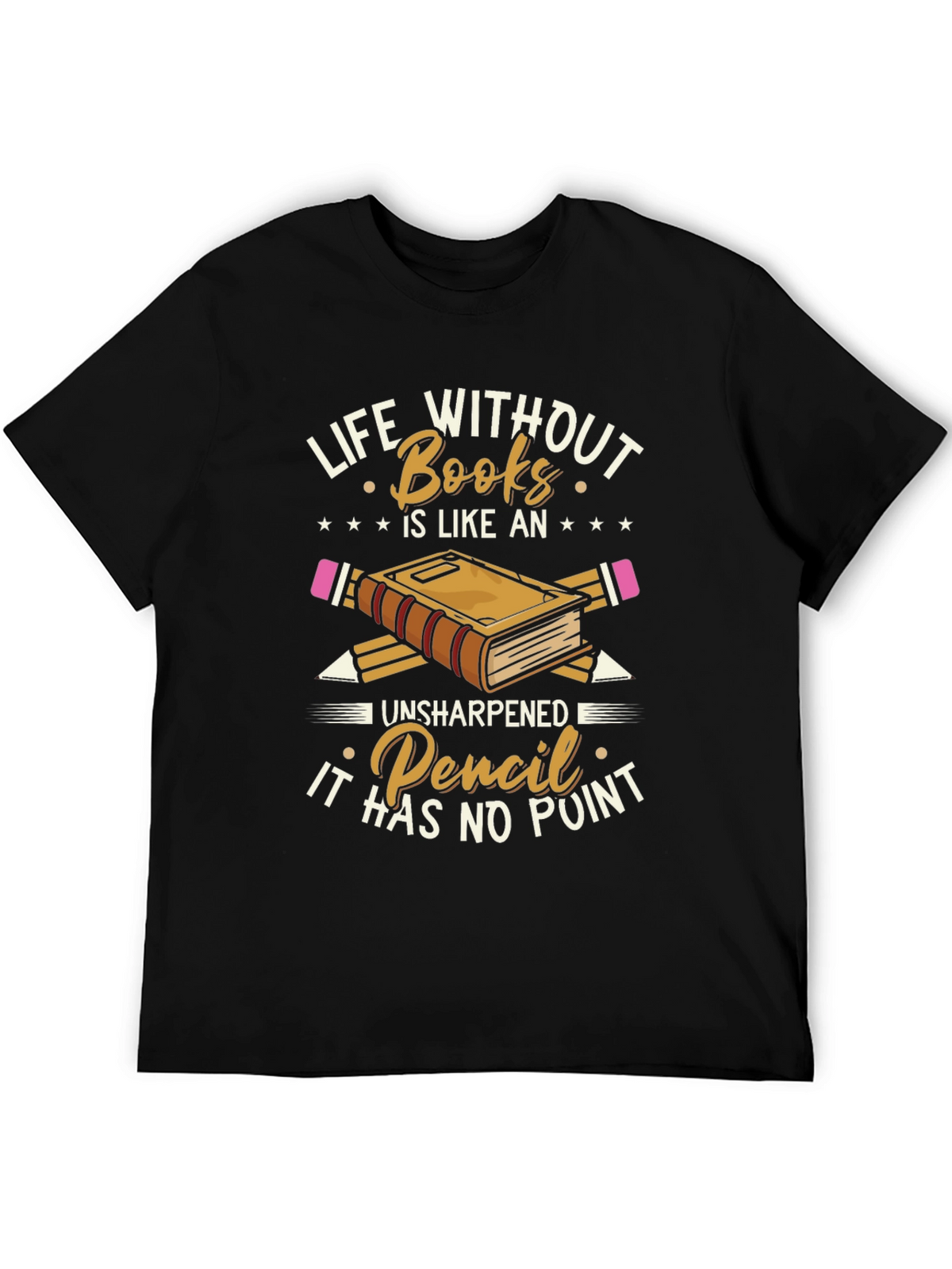 Life Without Books Graphic Tee