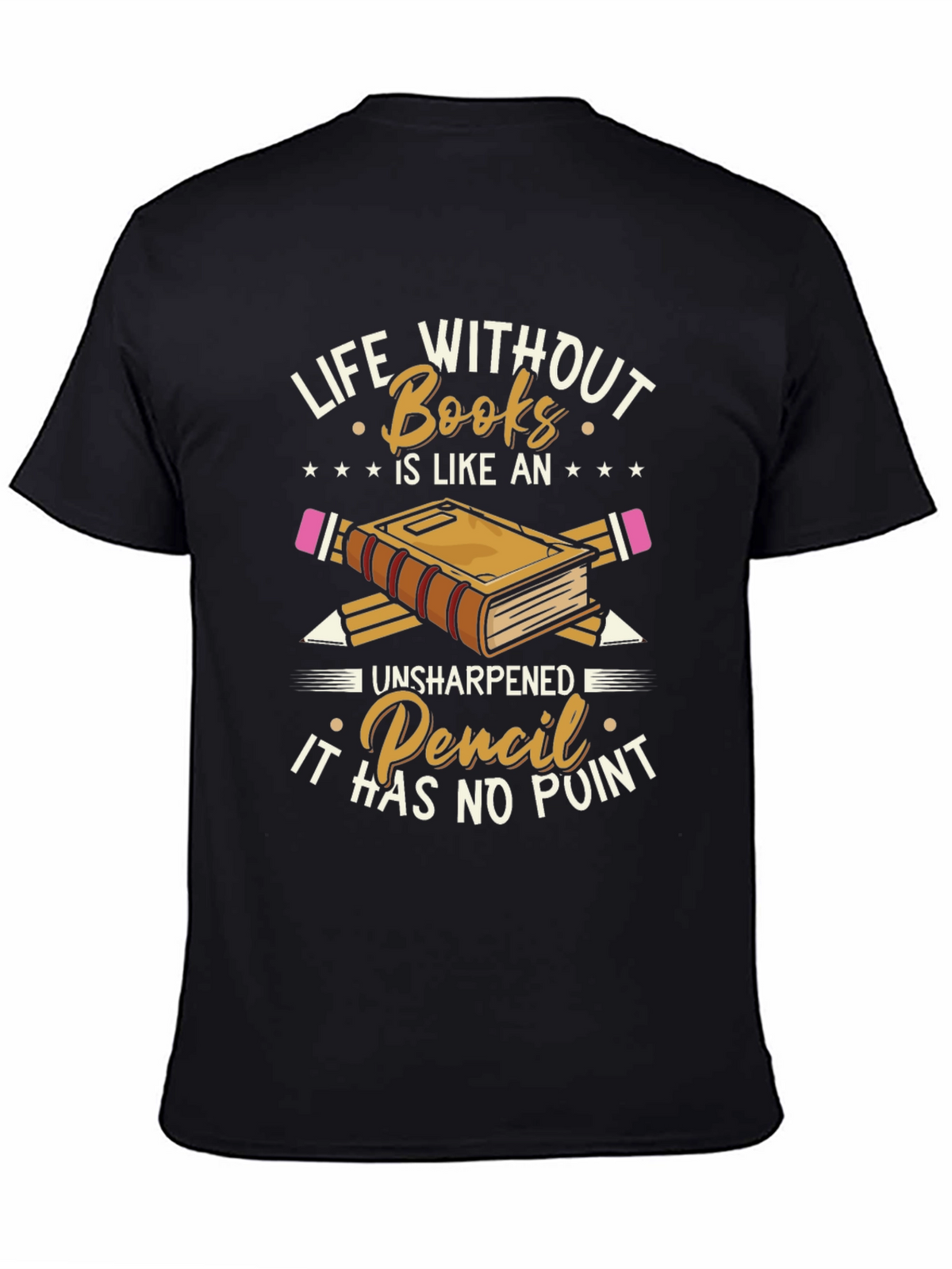Life Without Books Graphic Tee