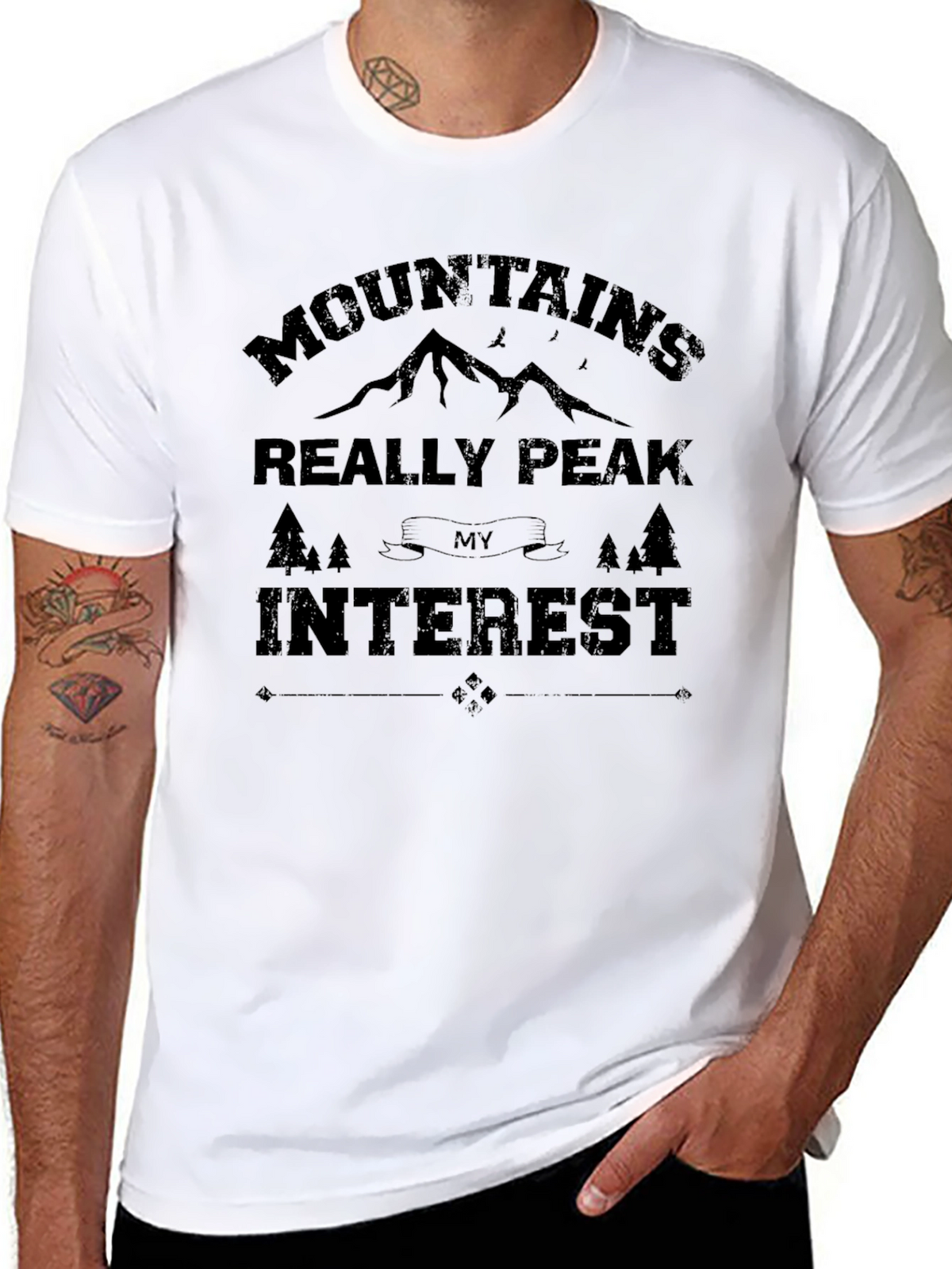 Mountains Really Peak My Interest T-Shirt