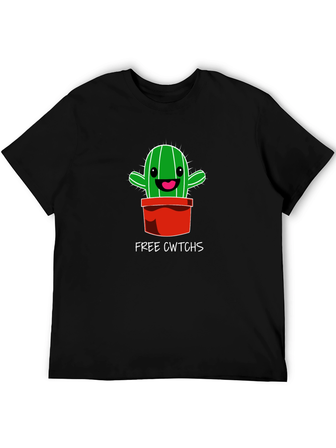 Cute Cactus Free Cwtchs Graphic T-Shirt