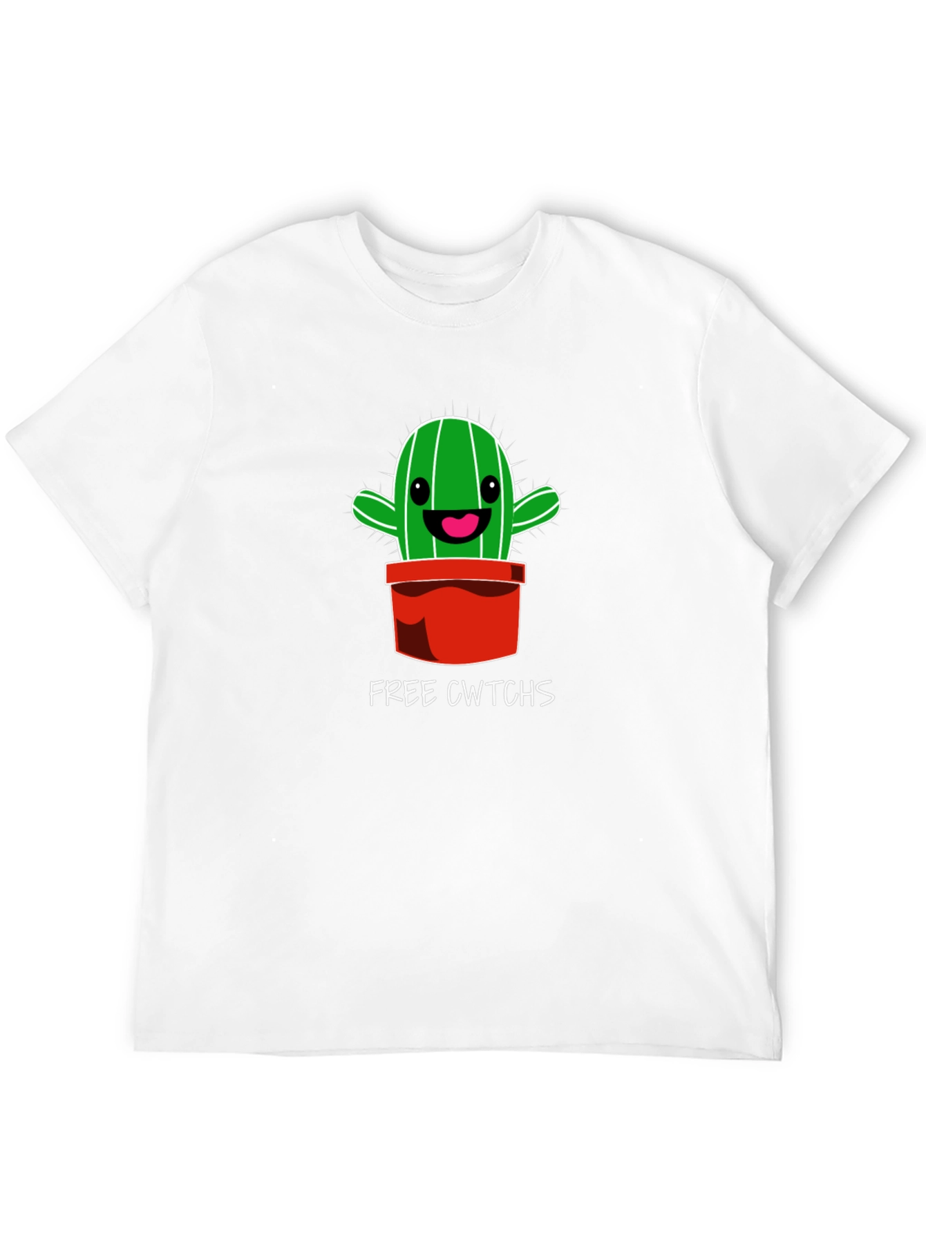 Cute Cactus Free Cwtchs Graphic T-Shirt