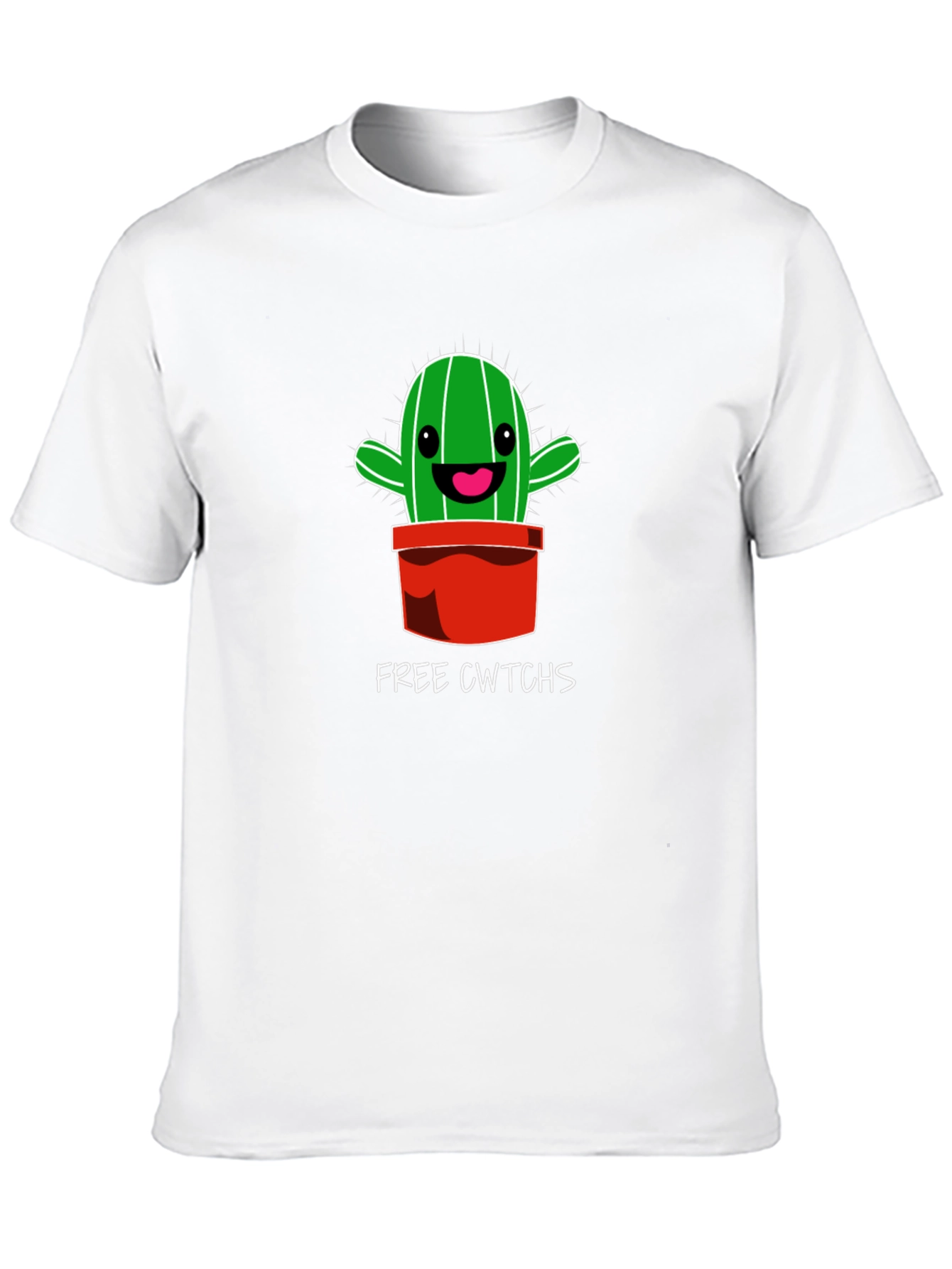 Cute Cactus Free Cwtchs Graphic T-Shirt