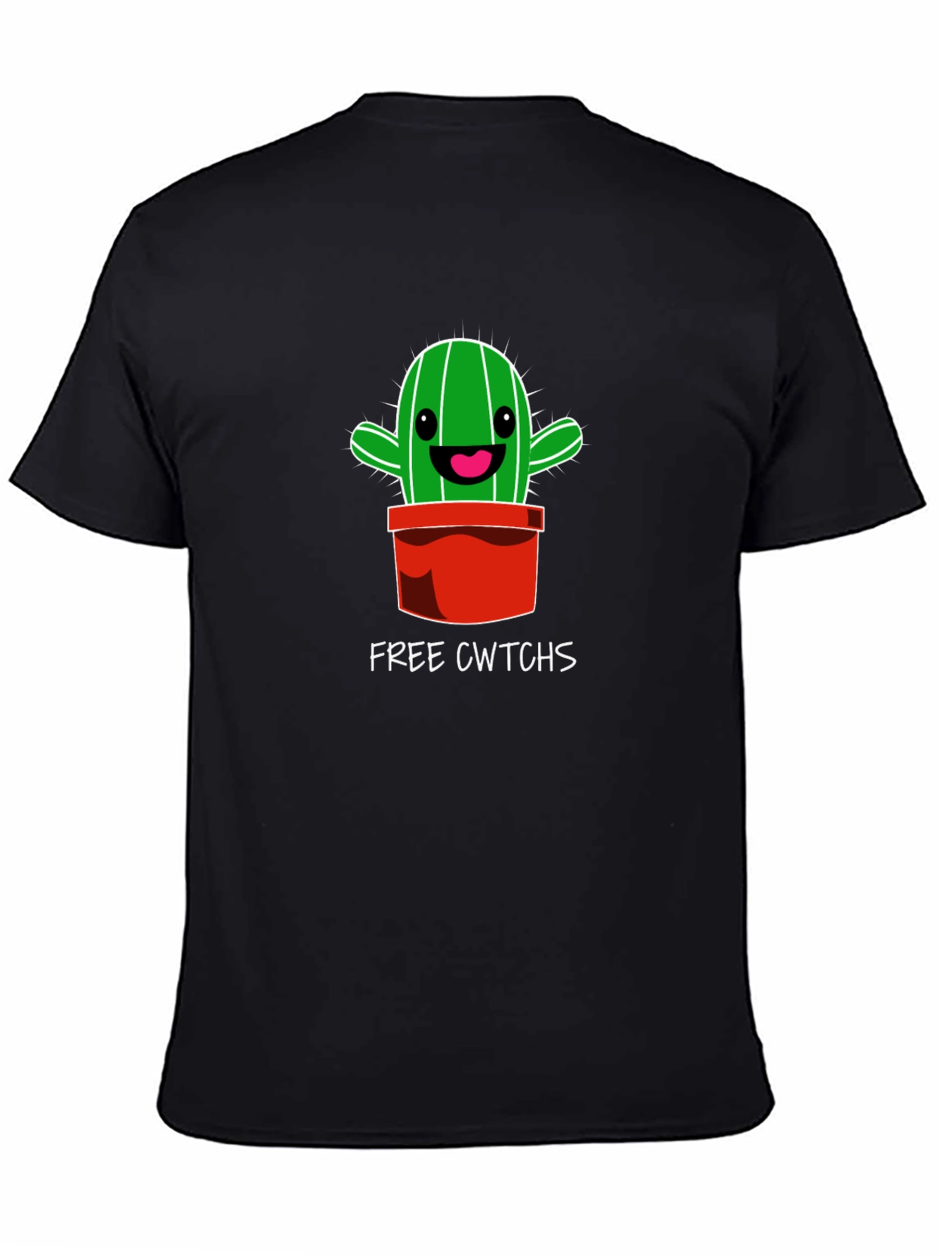 Cute Cactus Free Cwtchs Graphic T-Shirt