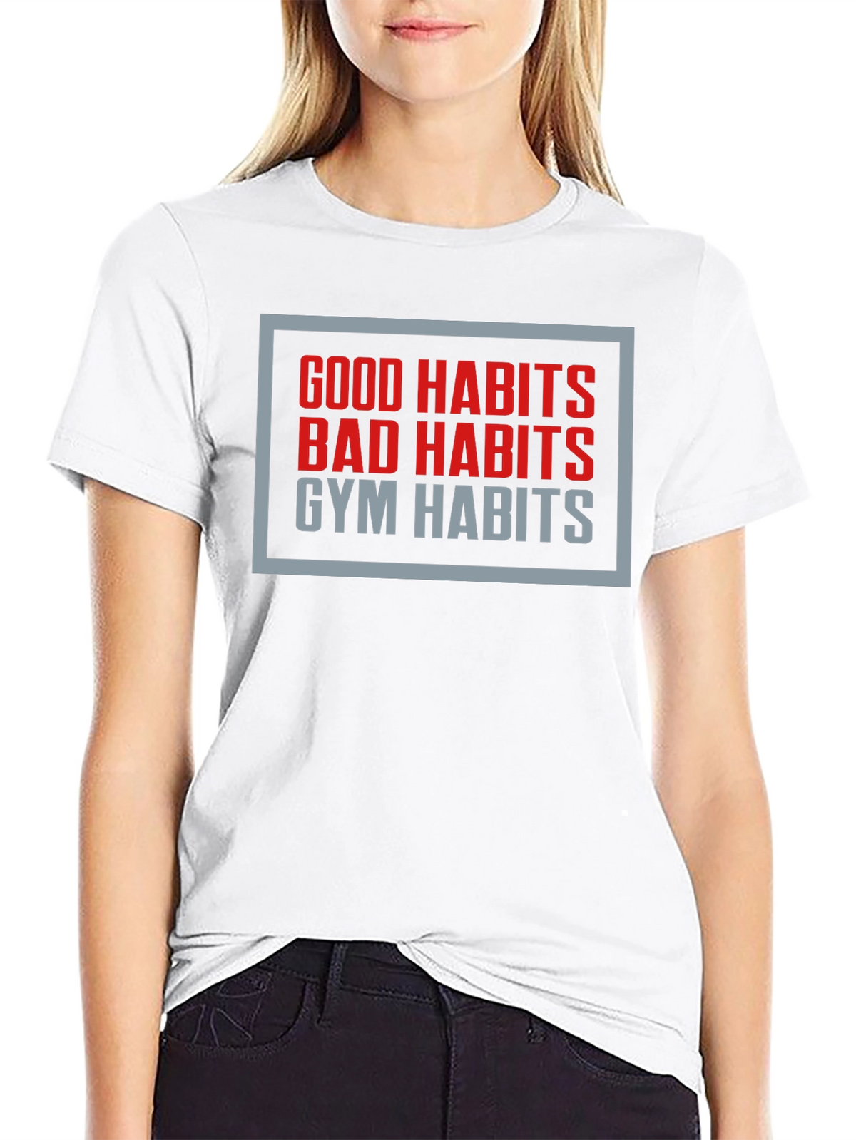 Gym Habits Graphic Tee - Motivational Fitness Shirt