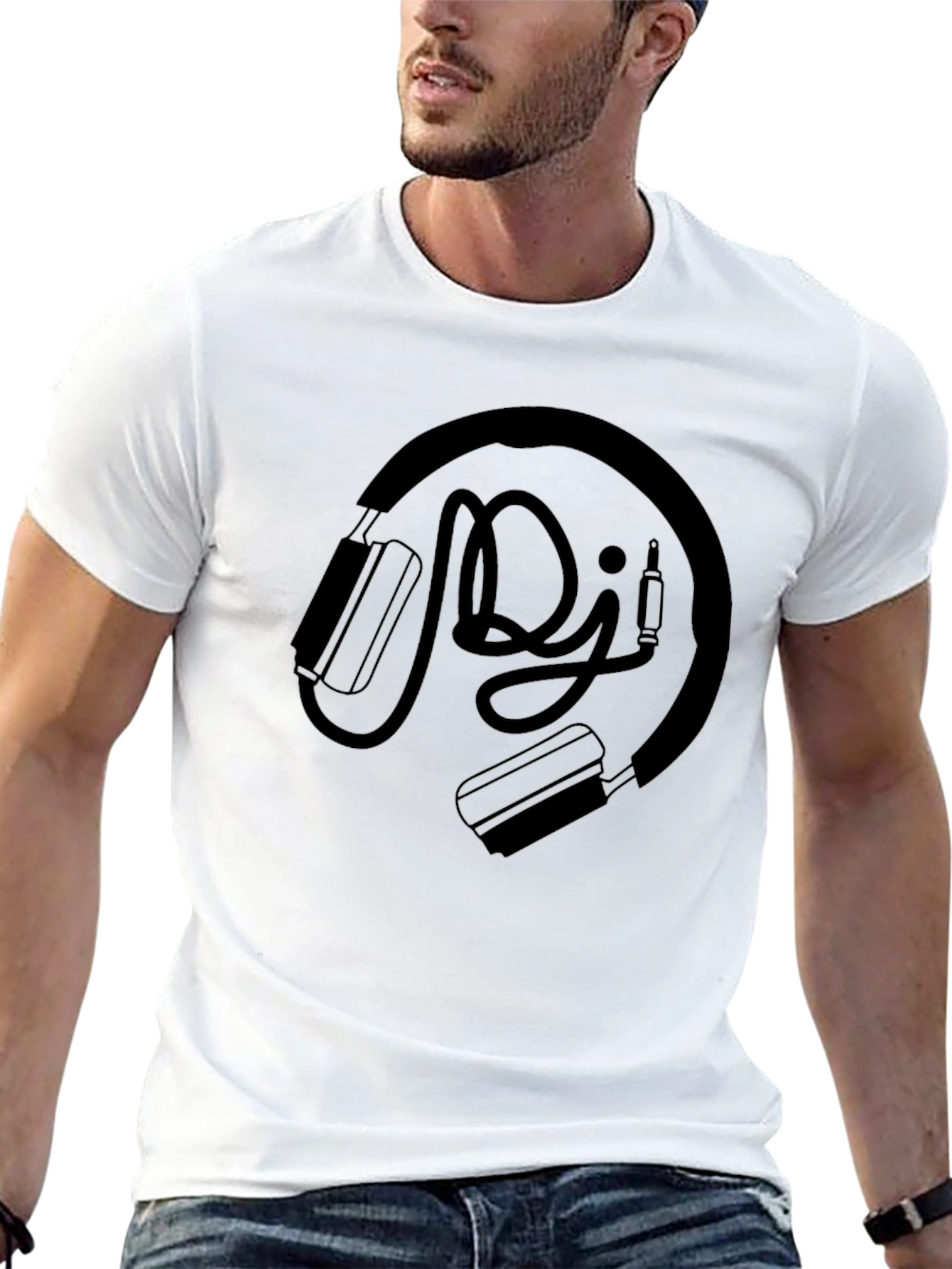 DJ Headphones Graphic Tee - Music Lover T-Shirt