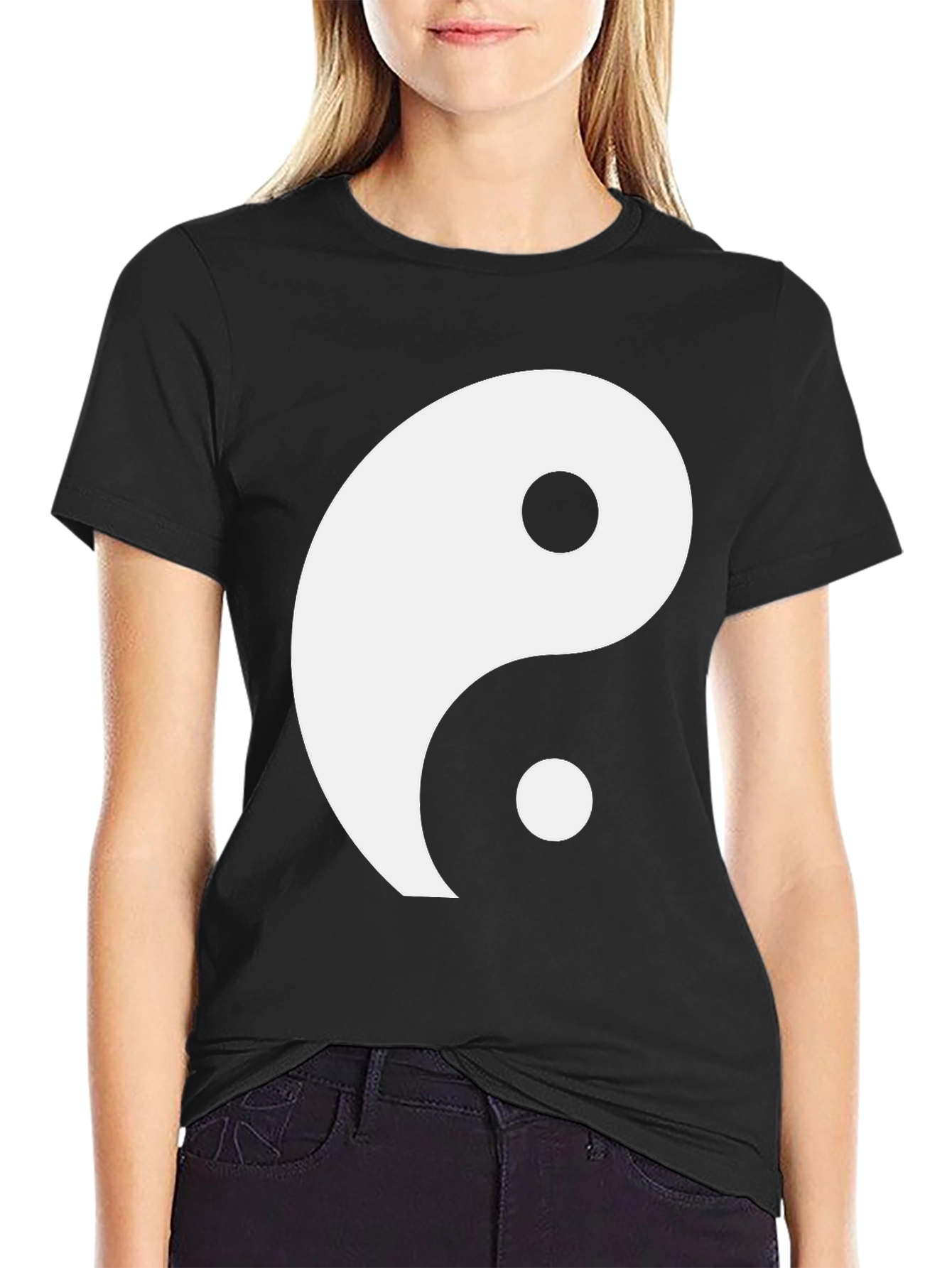 Yin Yang Symbol Graphic Tee - Classic Balance