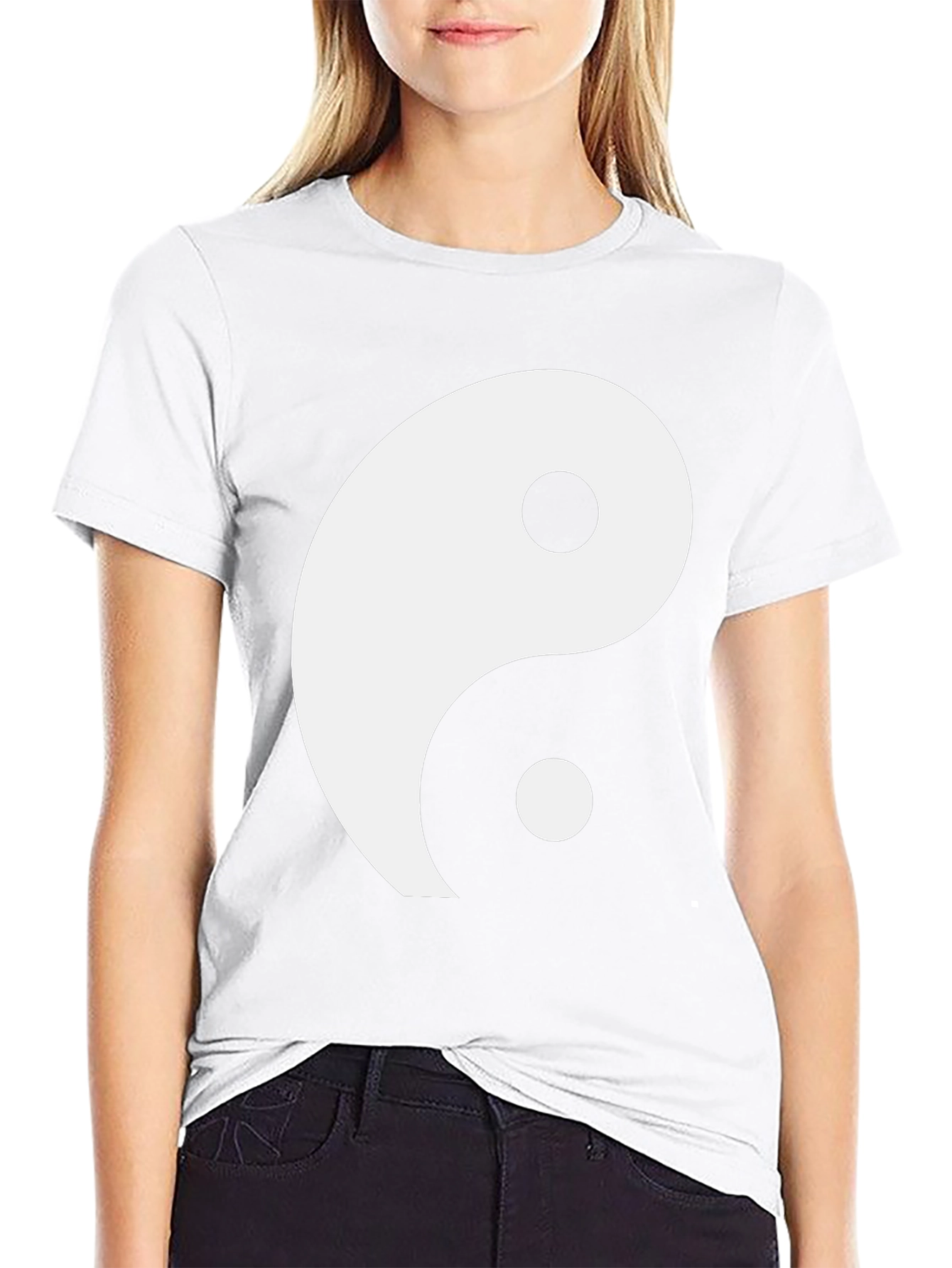 Yin Yang Symbol Graphic Tee - Classic Balance