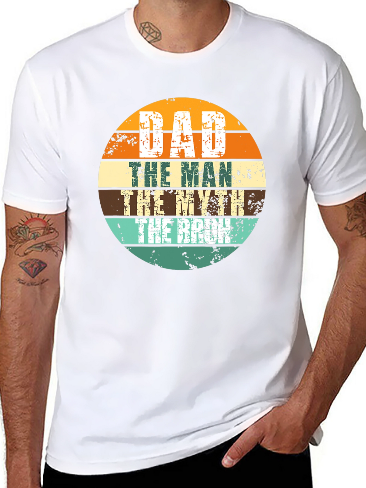 Dad the Man the Myth the Bruh T-Shirt