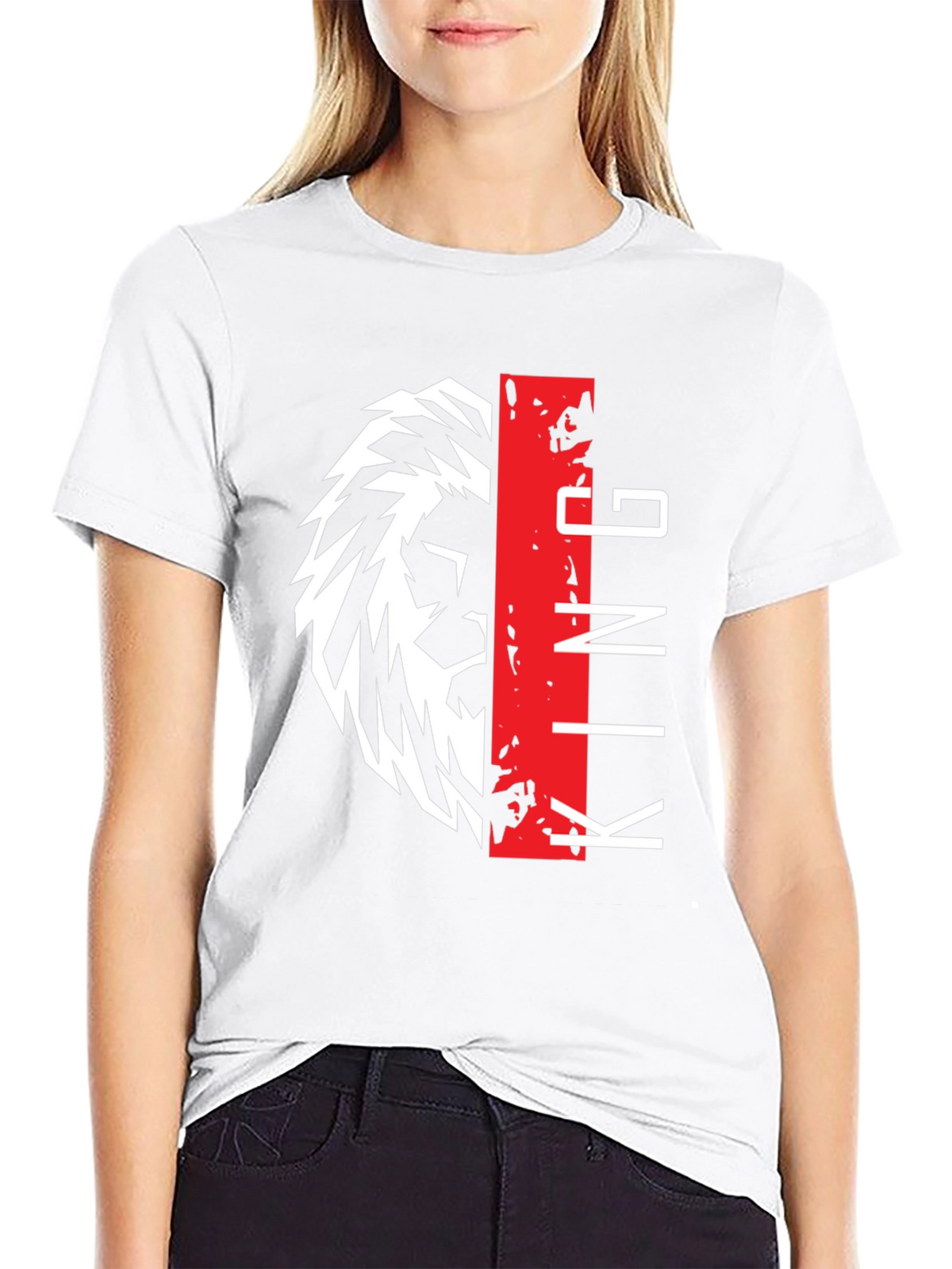 Lion King Graphic Print Black T-Shirt