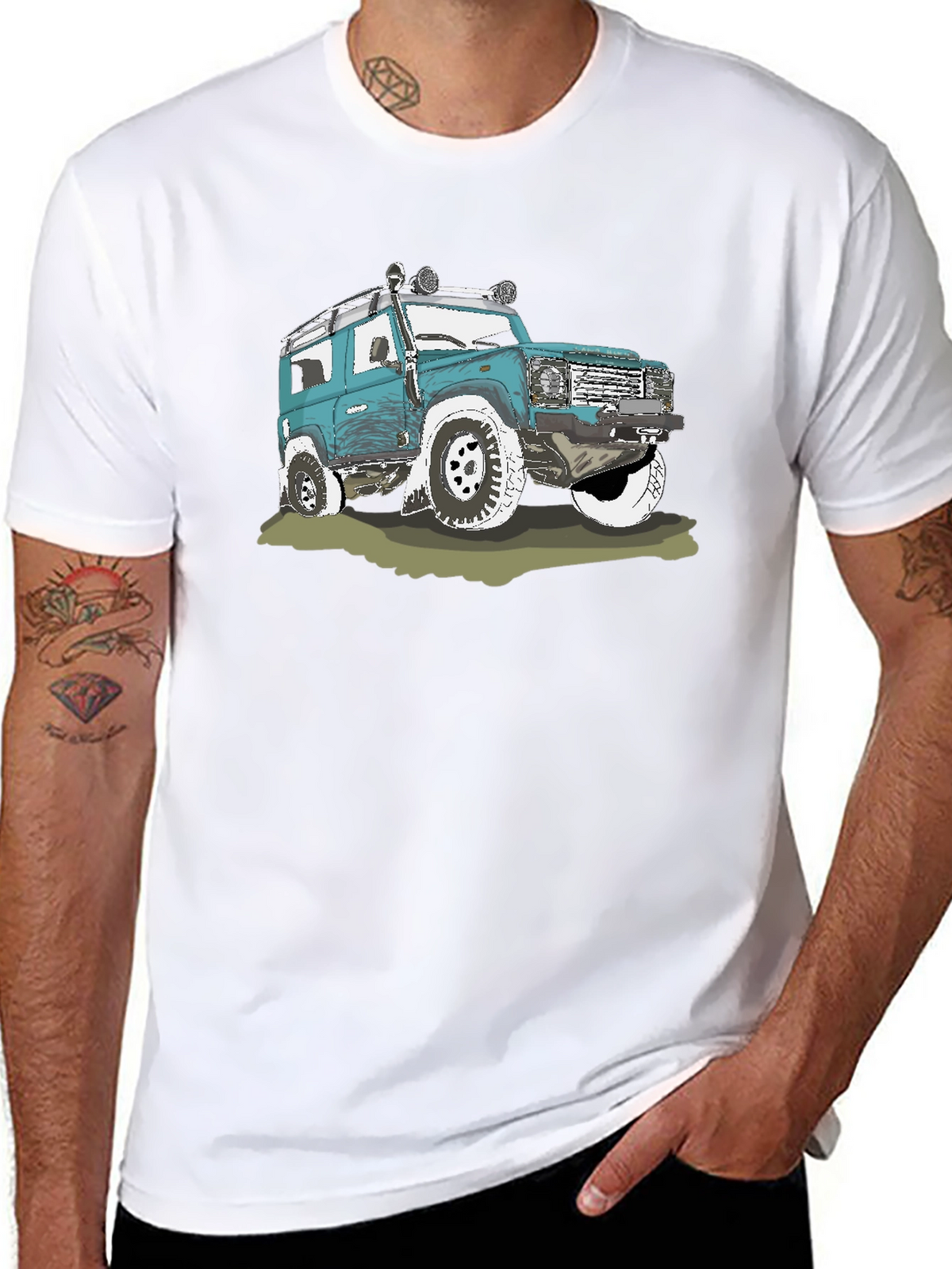 Land Rover Defender Graphic T-Shirt - Off-Road Adventure