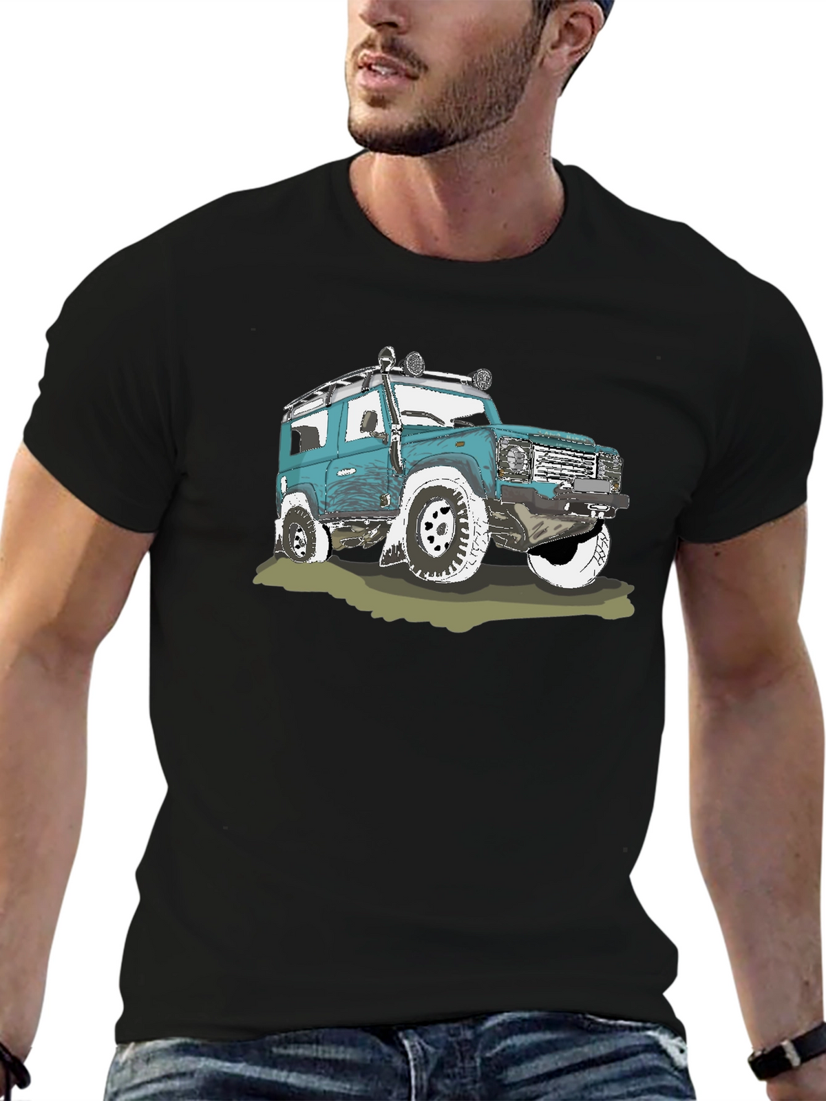 Land Rover Defender Graphic T-Shirt - Off-Road Adventure