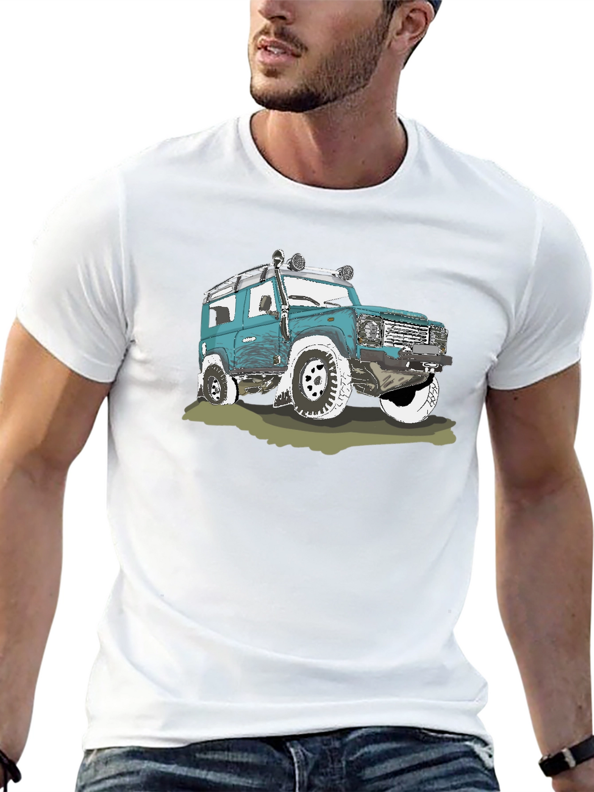 Land Rover Defender Graphic T-Shirt - Off-Road Adventure