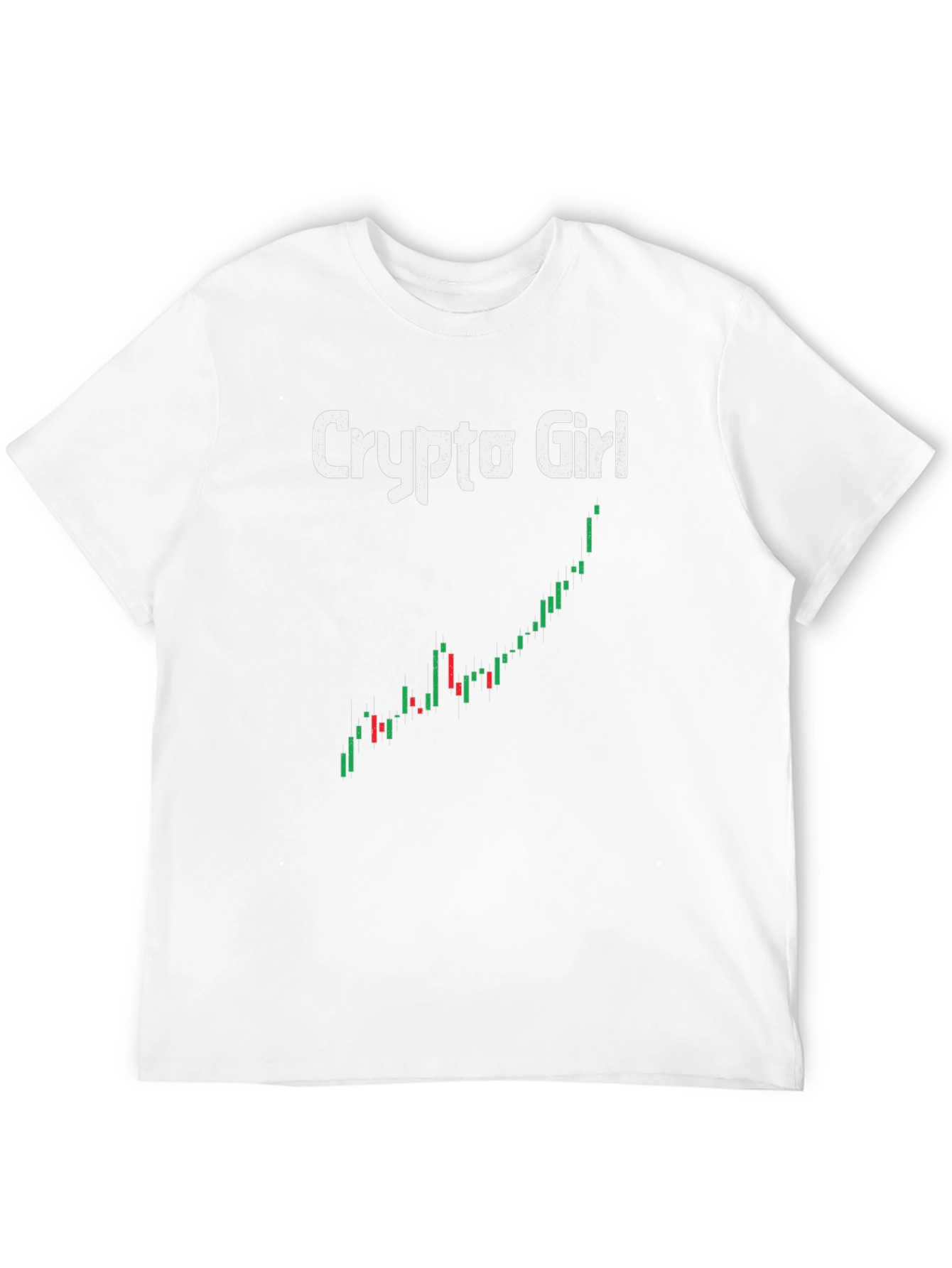 Crypto Girl Black T-Shirt - Trendy Bitcoin Trader Tee