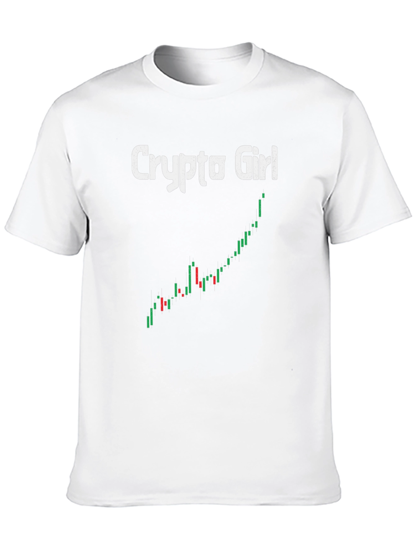 Crypto Girl Black T-Shirt - Trendy Bitcoin Trader Tee