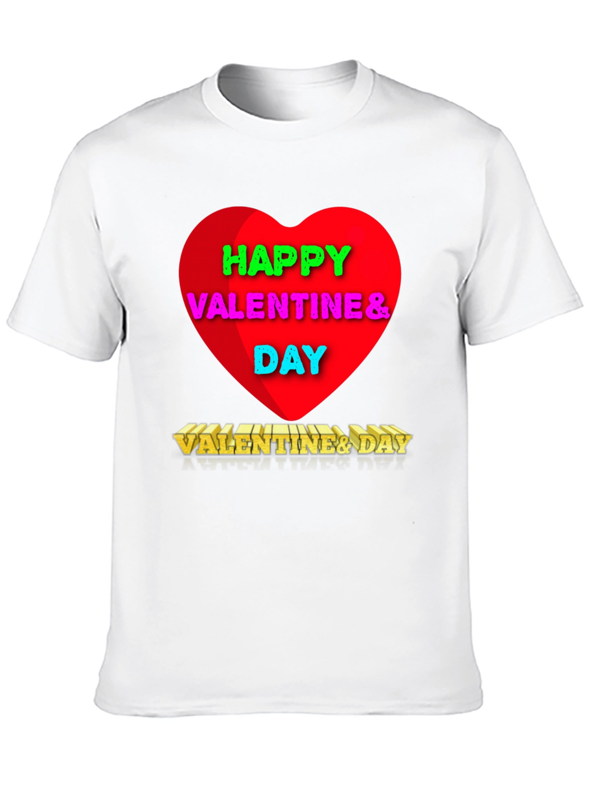 Happy Valentines Day Graphic T-Shirt