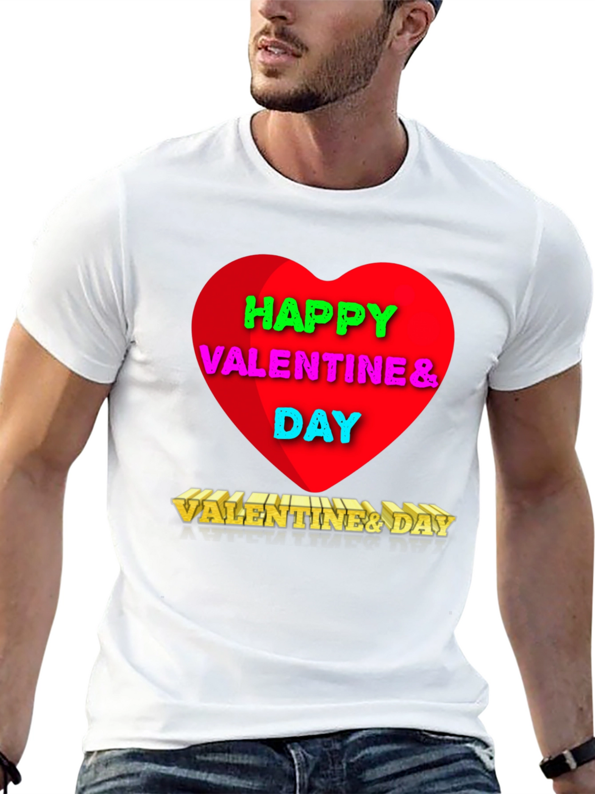 Happy Valentines Day Graphic T-Shirt