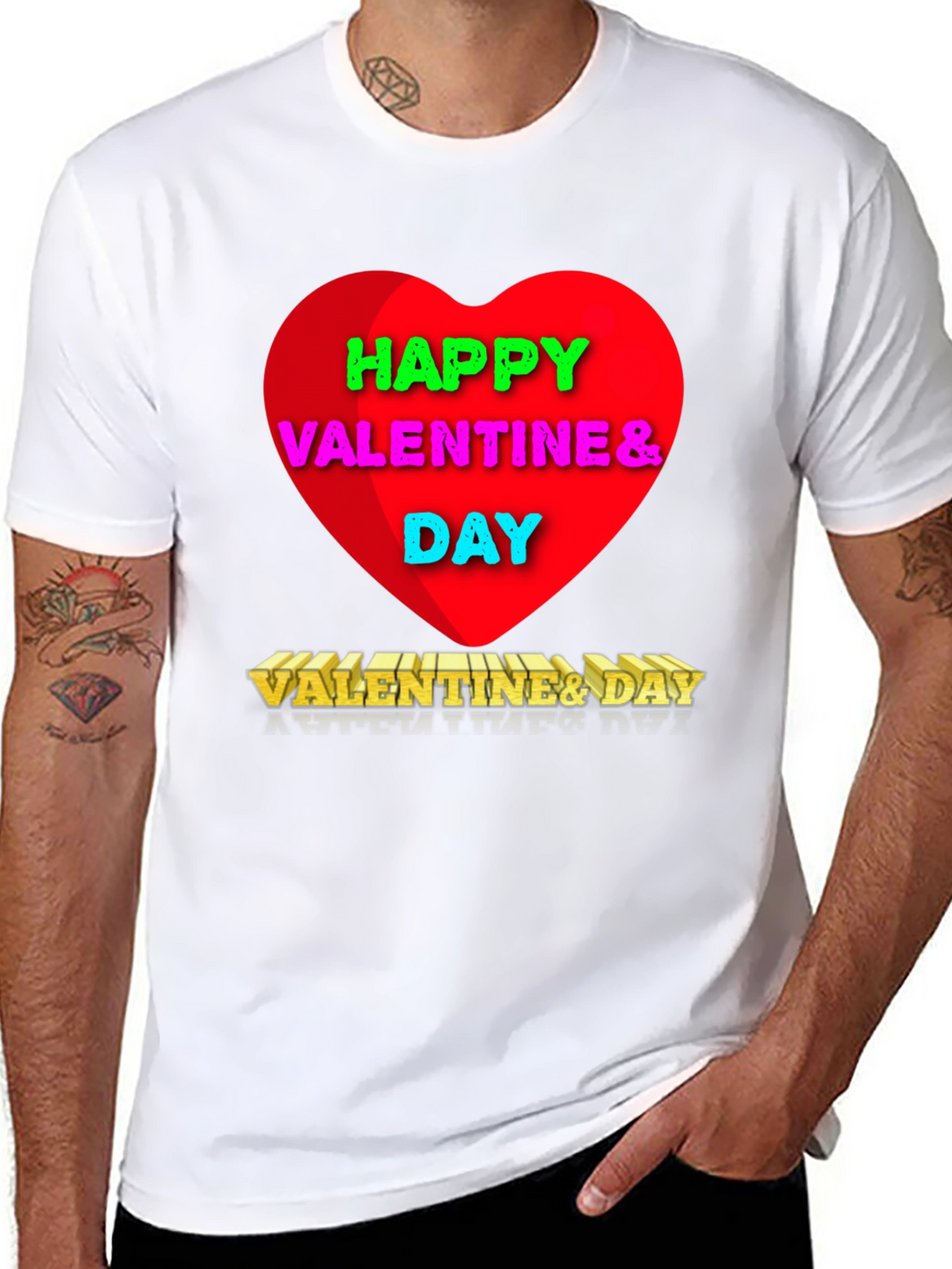 Happy Valentines Day Graphic T-Shirt