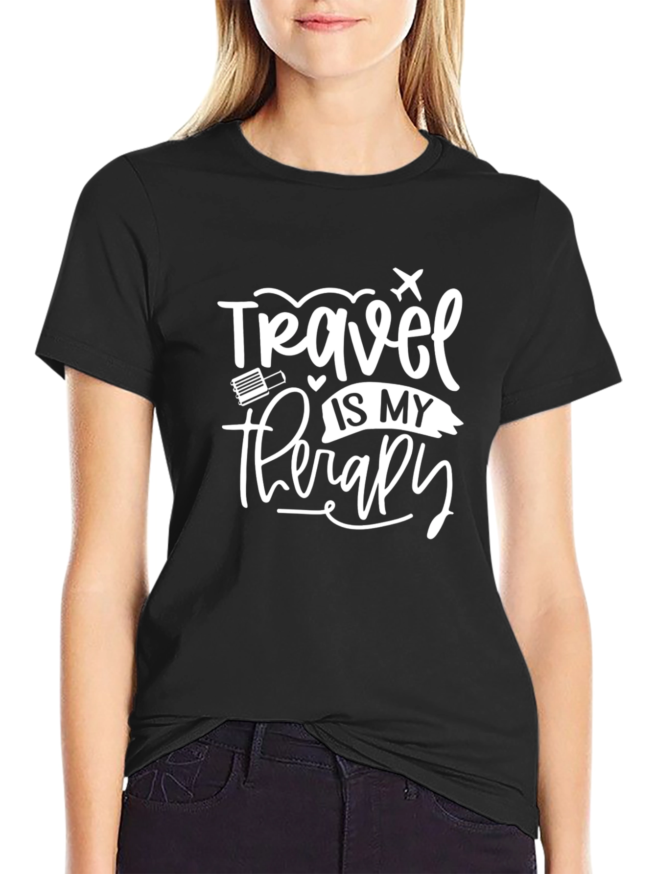 Travel is My Therapy Graphic Tee