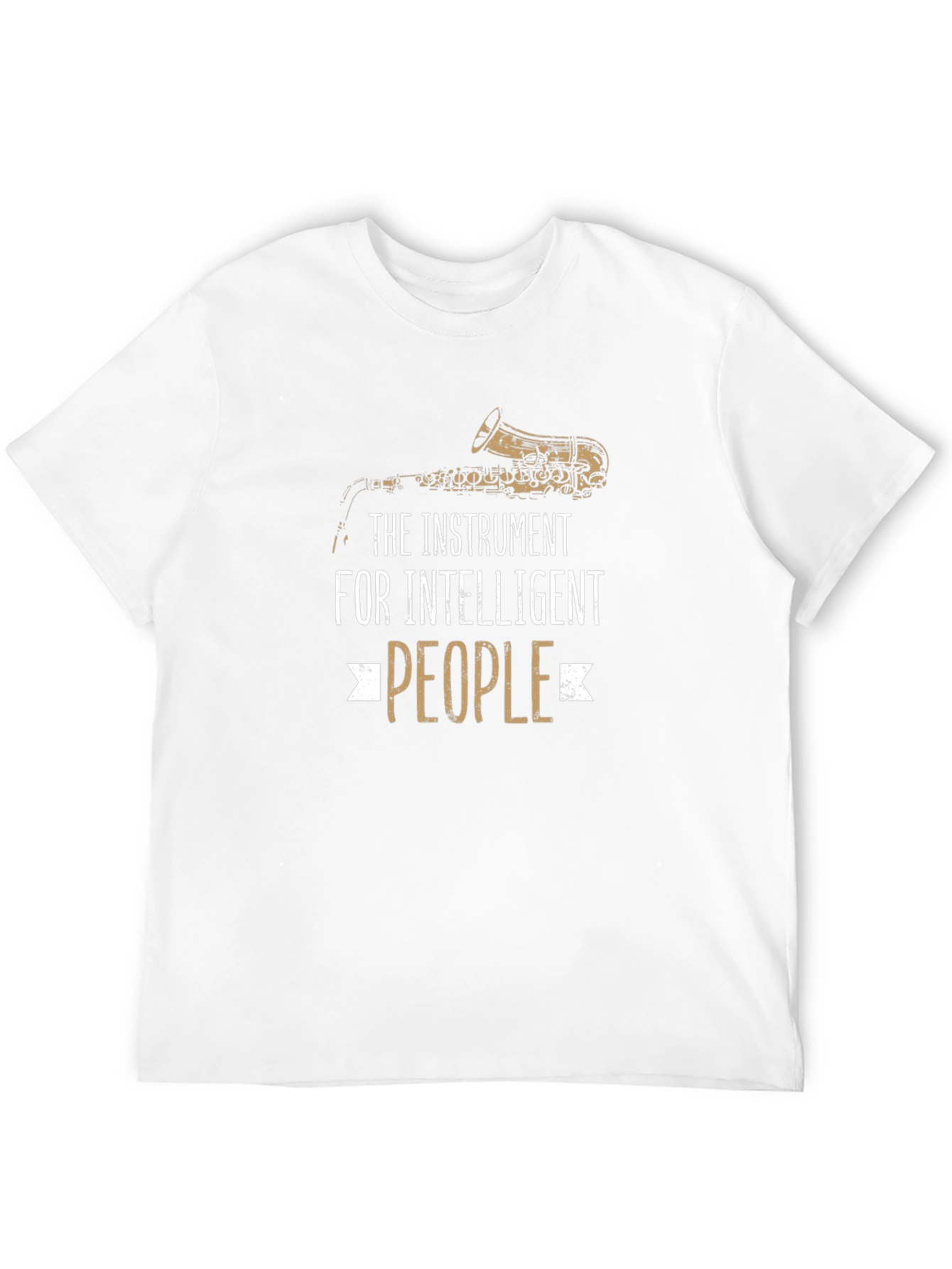 Saxophone Intelligent People Graphic Tee