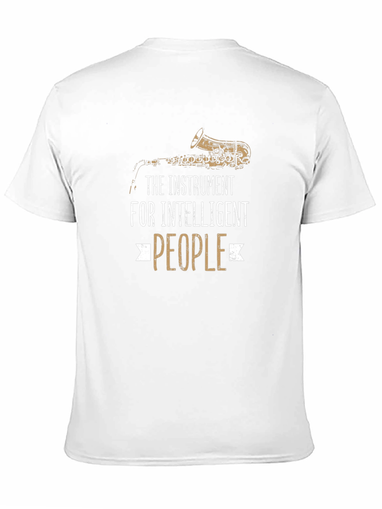 Saxophone Intelligent People Graphic Tee