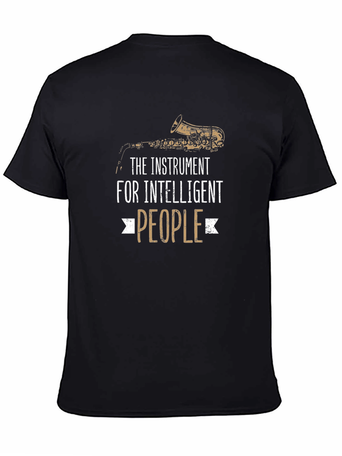 Saxophone Intelligent People Graphic Tee