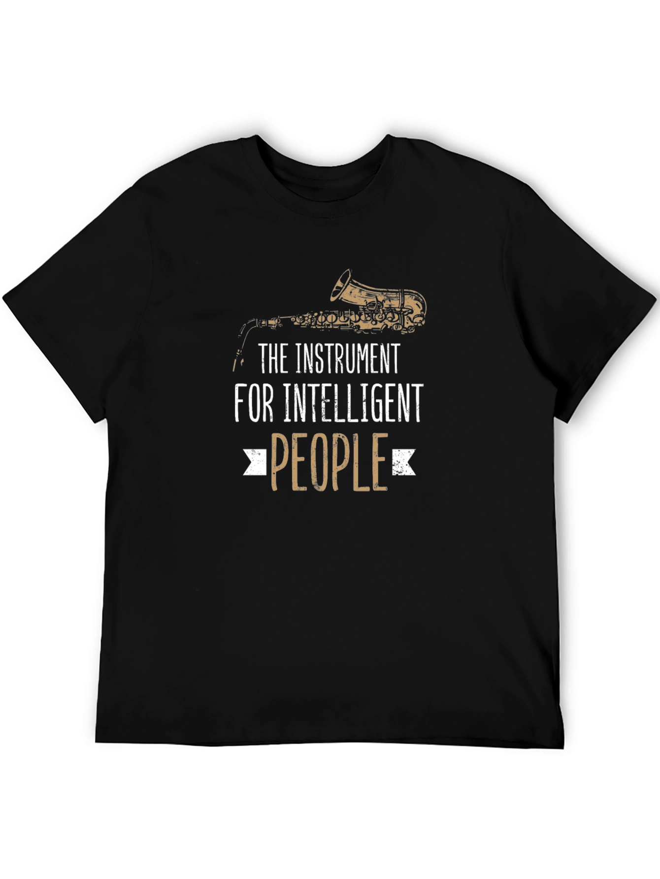 Saxophone Intelligent People Graphic Tee