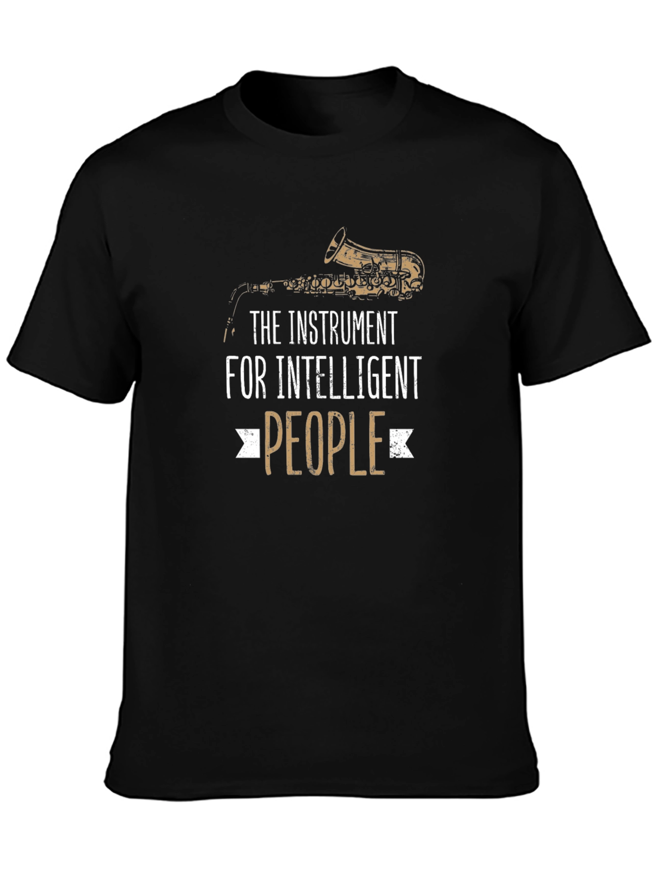 Saxophone Intelligent People Graphic Tee