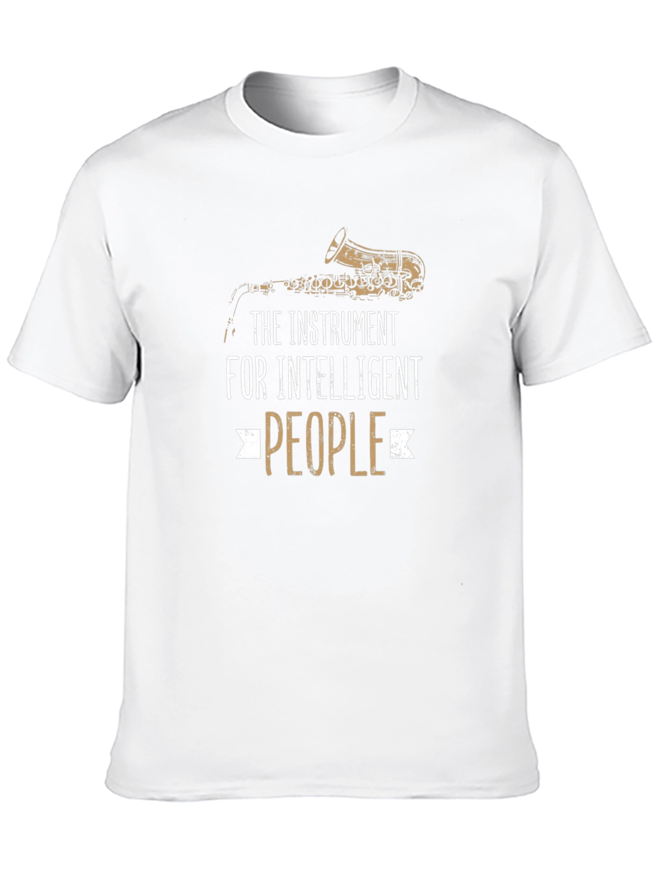 Saxophone Intelligent People Graphic Tee