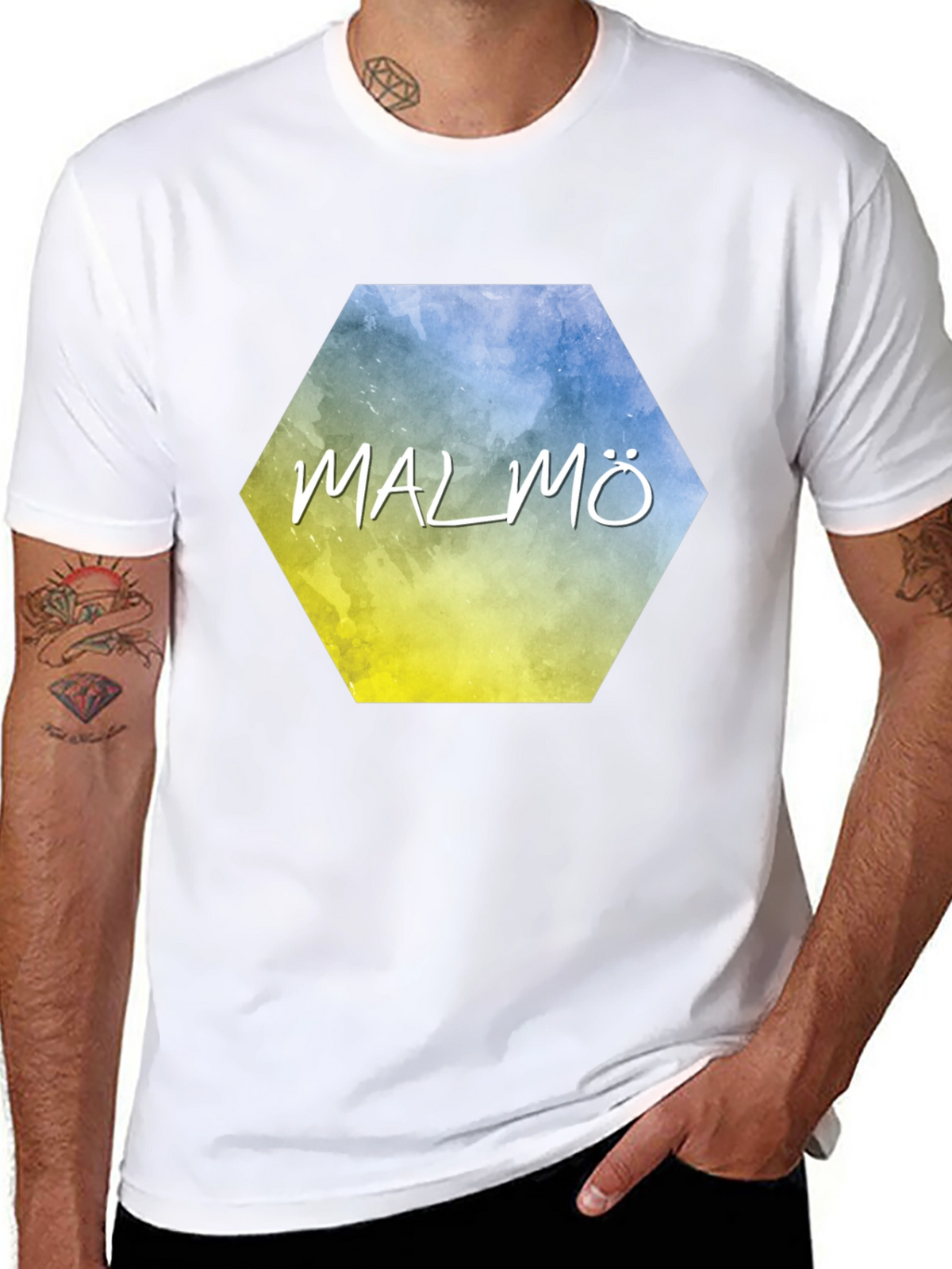 Malmö Graphic Tee - Sweden Souvenir T-Shirt