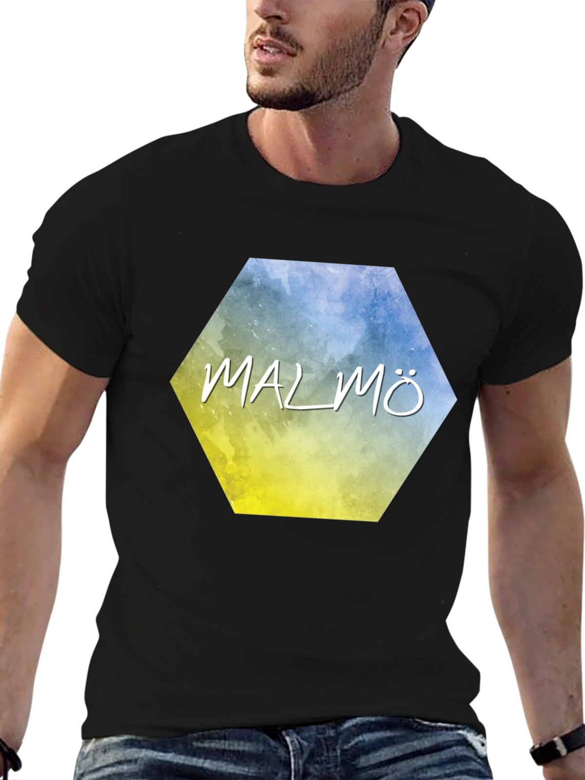 Malmö Graphic Tee - Sweden Souvenir T-Shirt