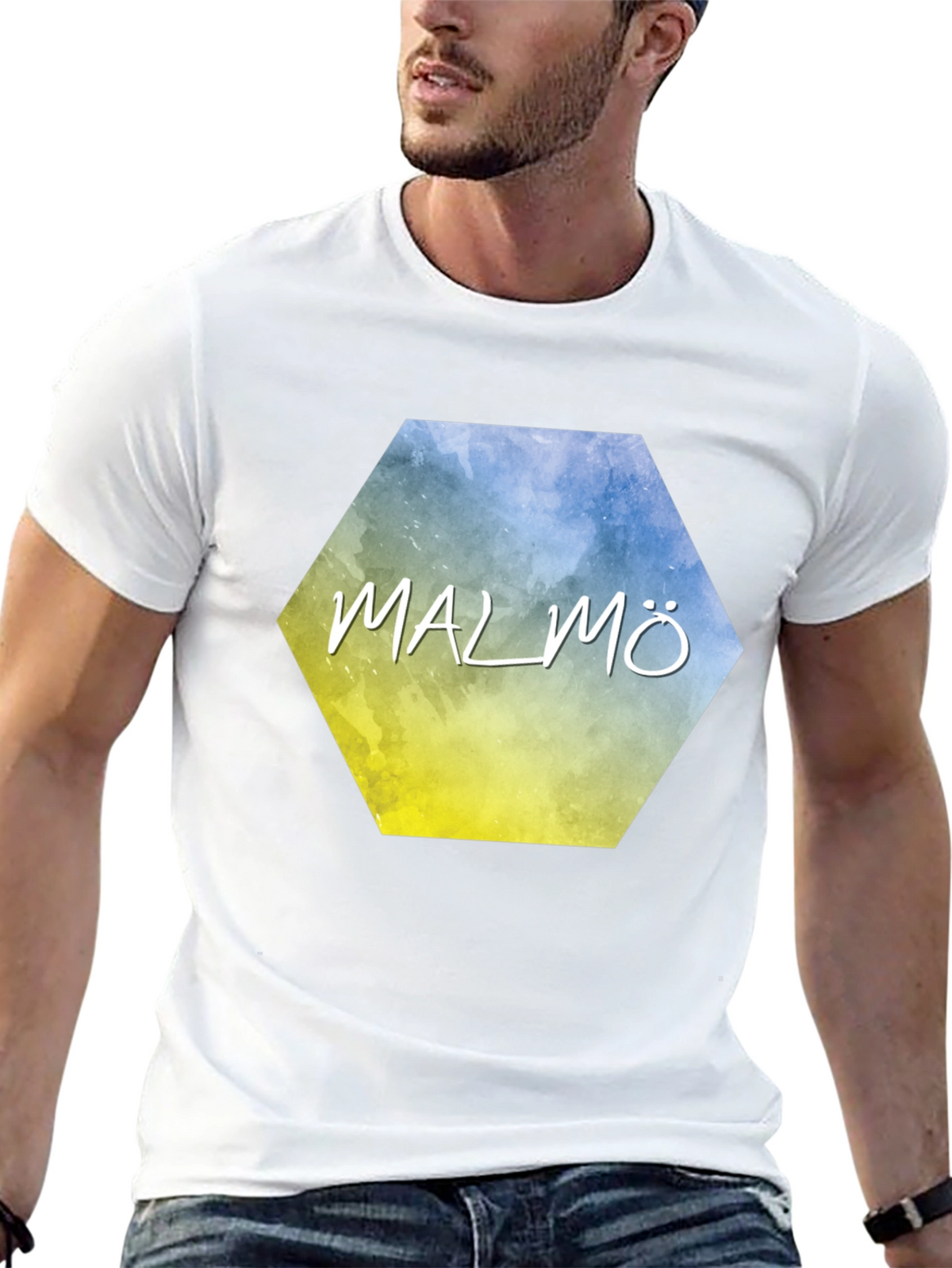 Malmö Graphic Tee - Sweden Souvenir T-Shirt