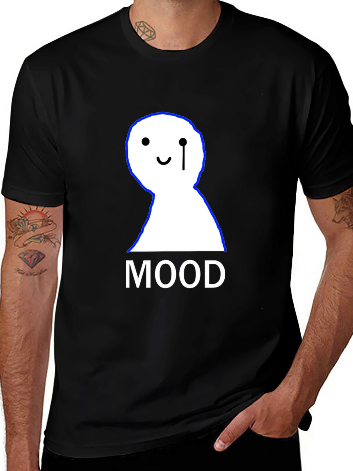 Mood Graphic Print T-Shirt - Relaxed Fit